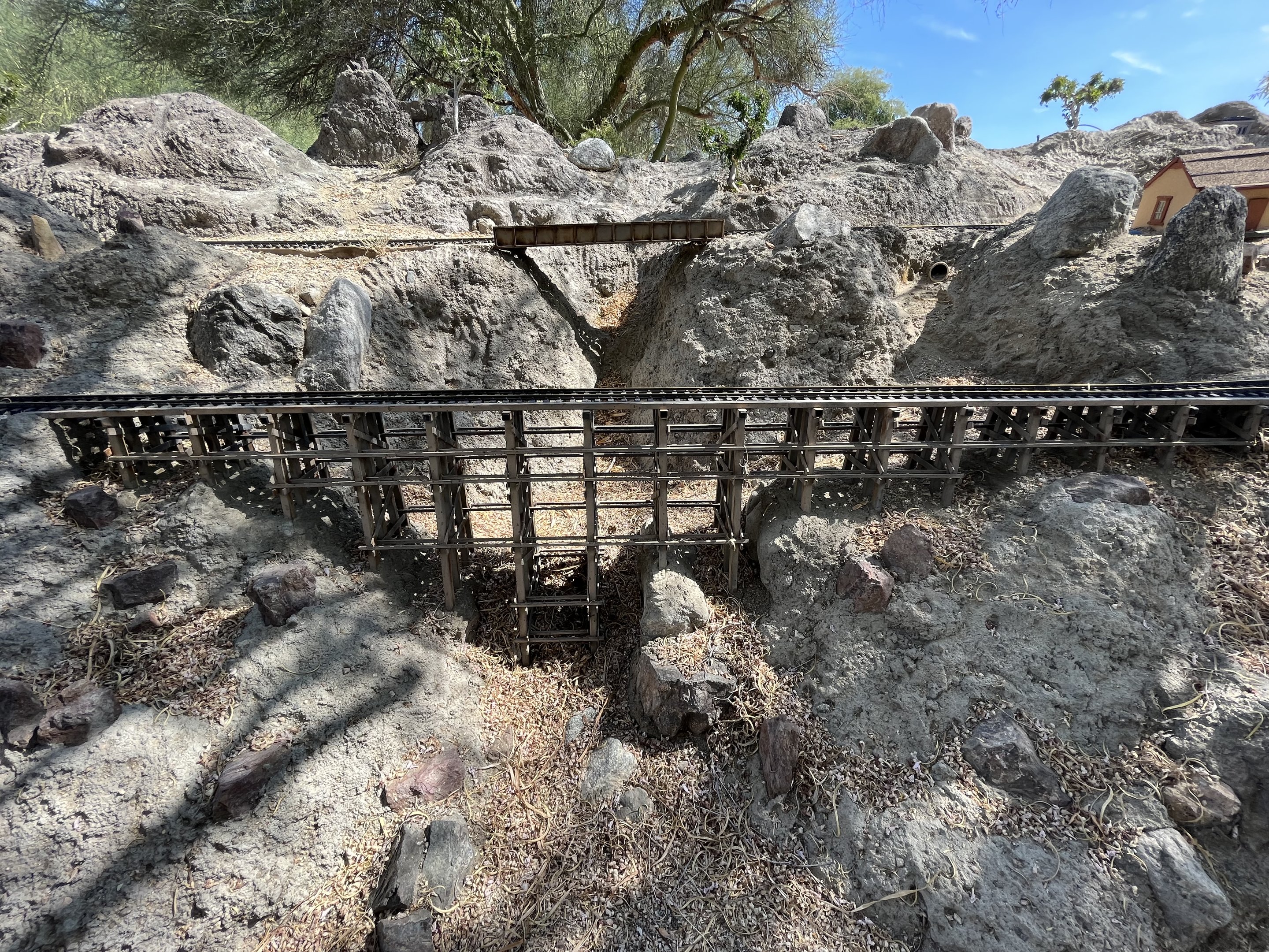 Half-acre Model Train Set