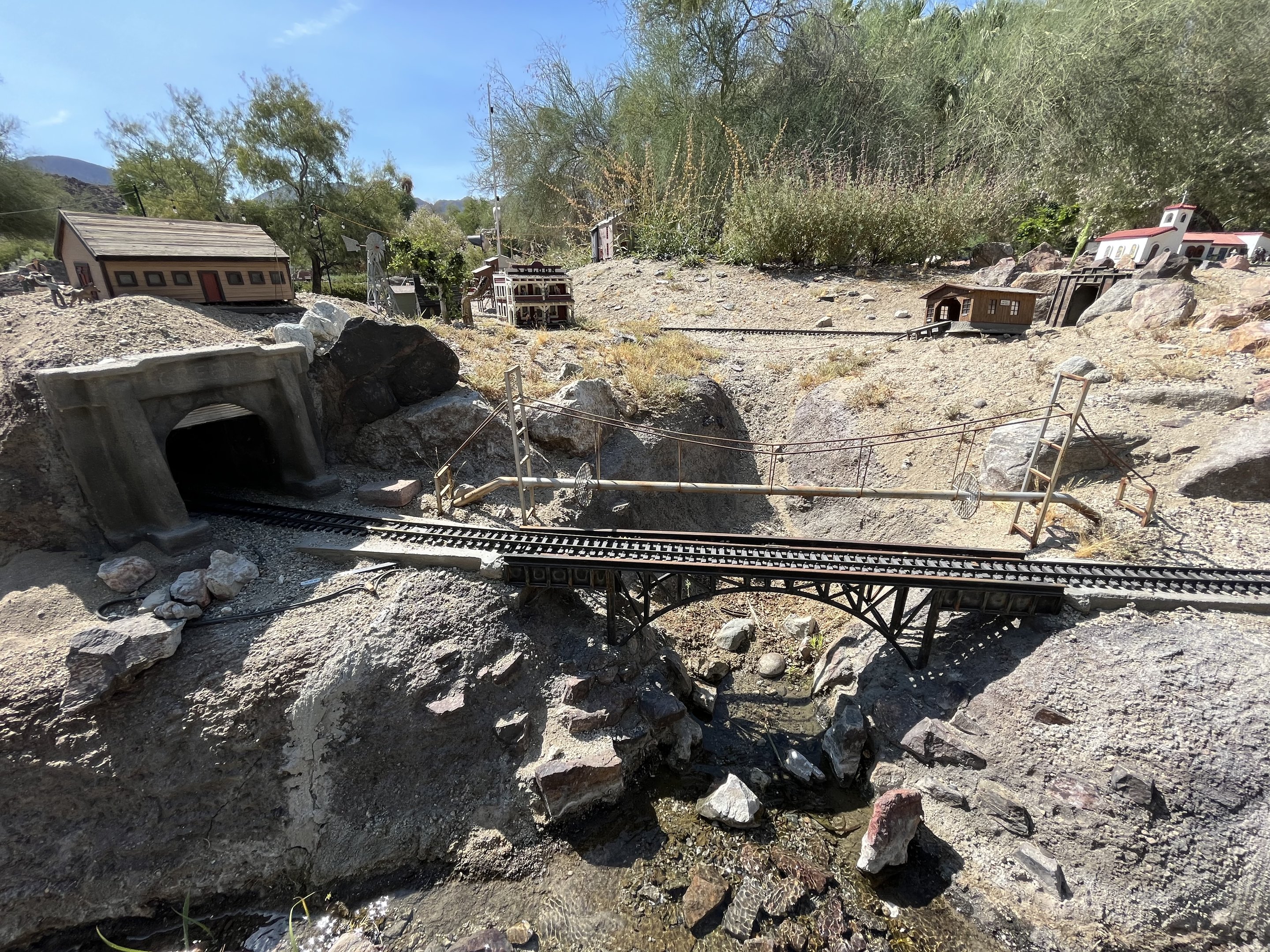 Half-acre Model Train Set