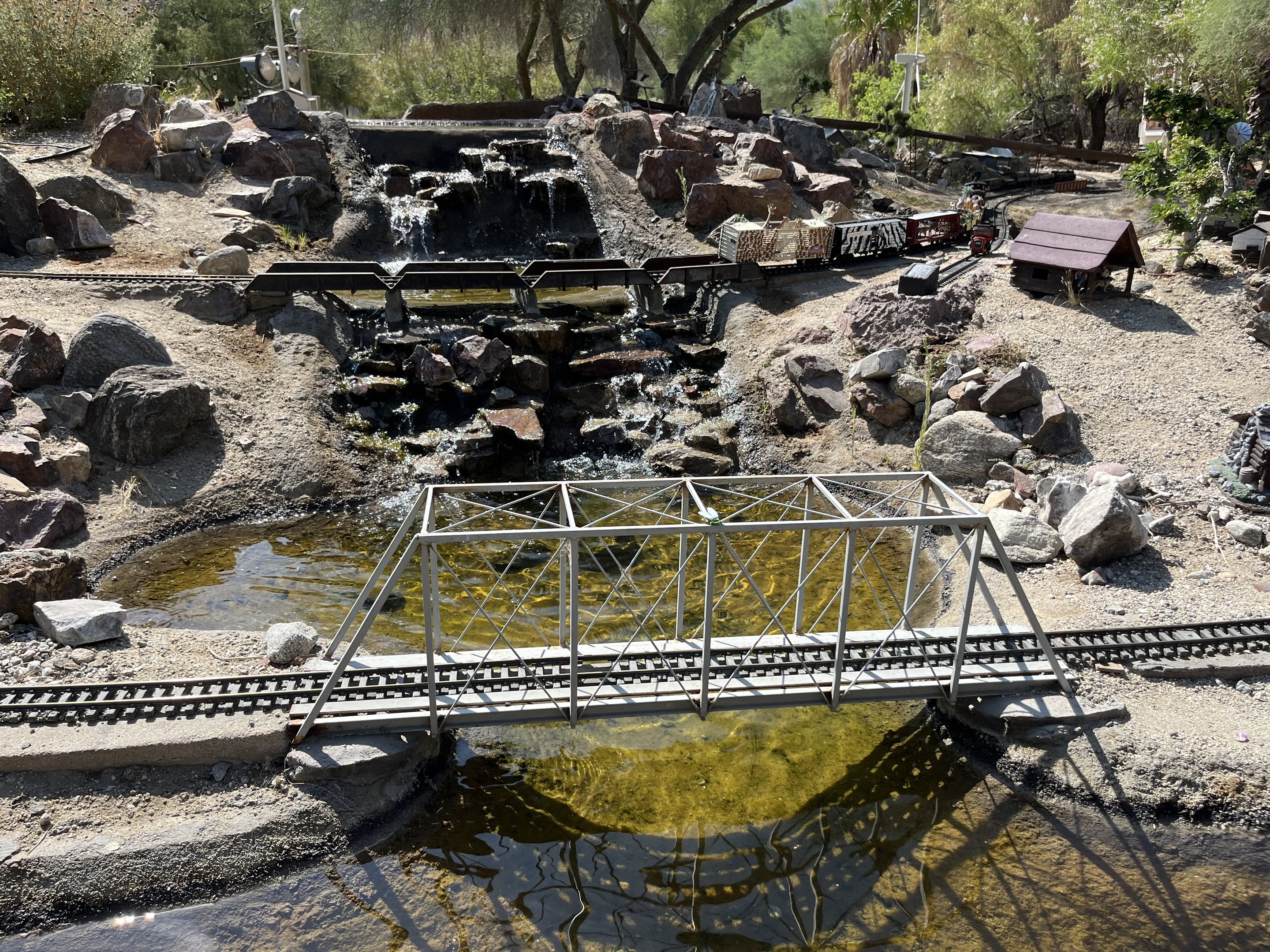 Half-acre Model Train Set