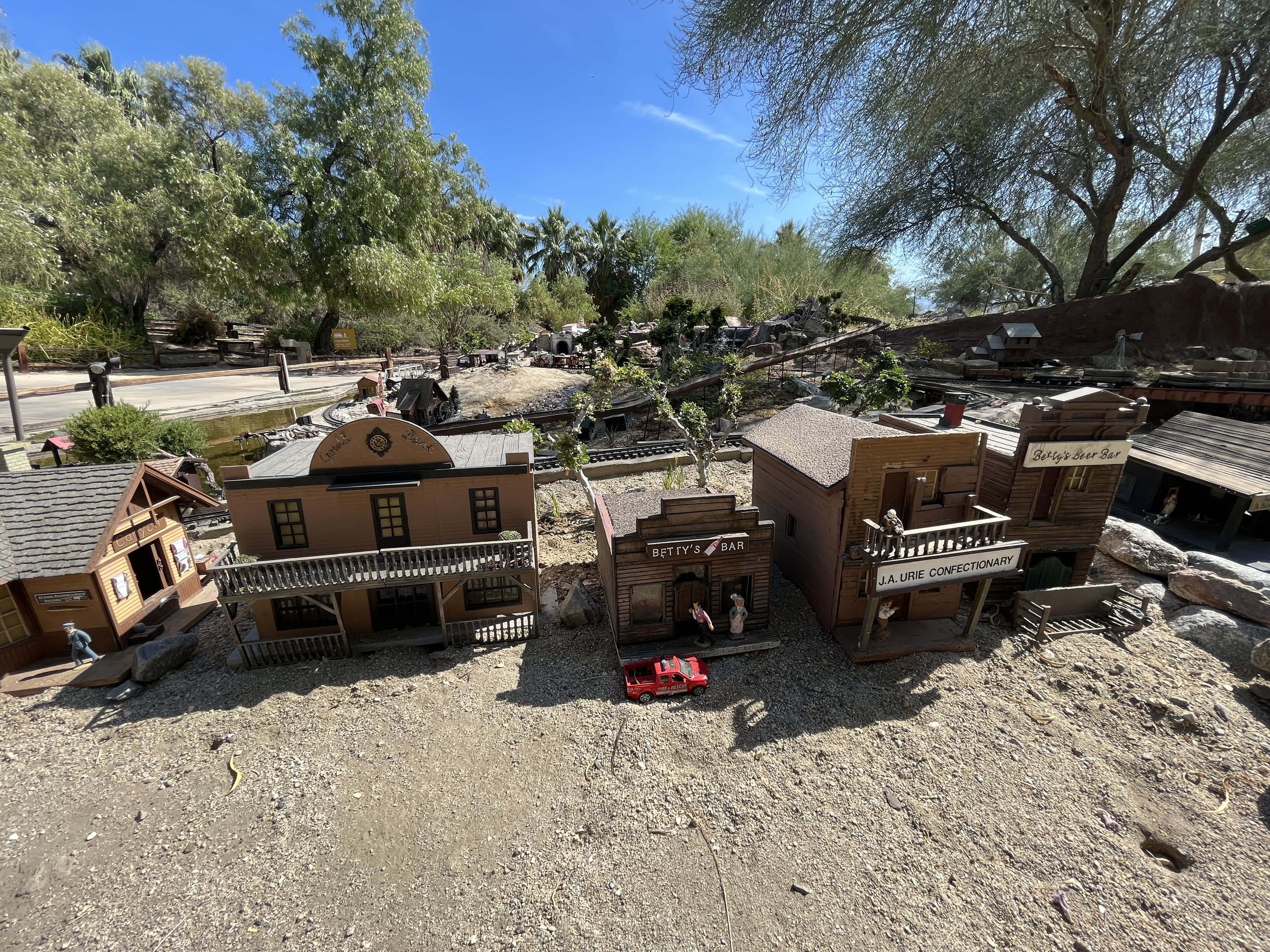 Half-acre Model Train Set