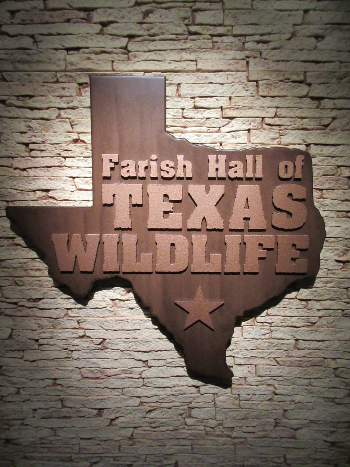 Hall of Texas Wildlife - Entrance Sign