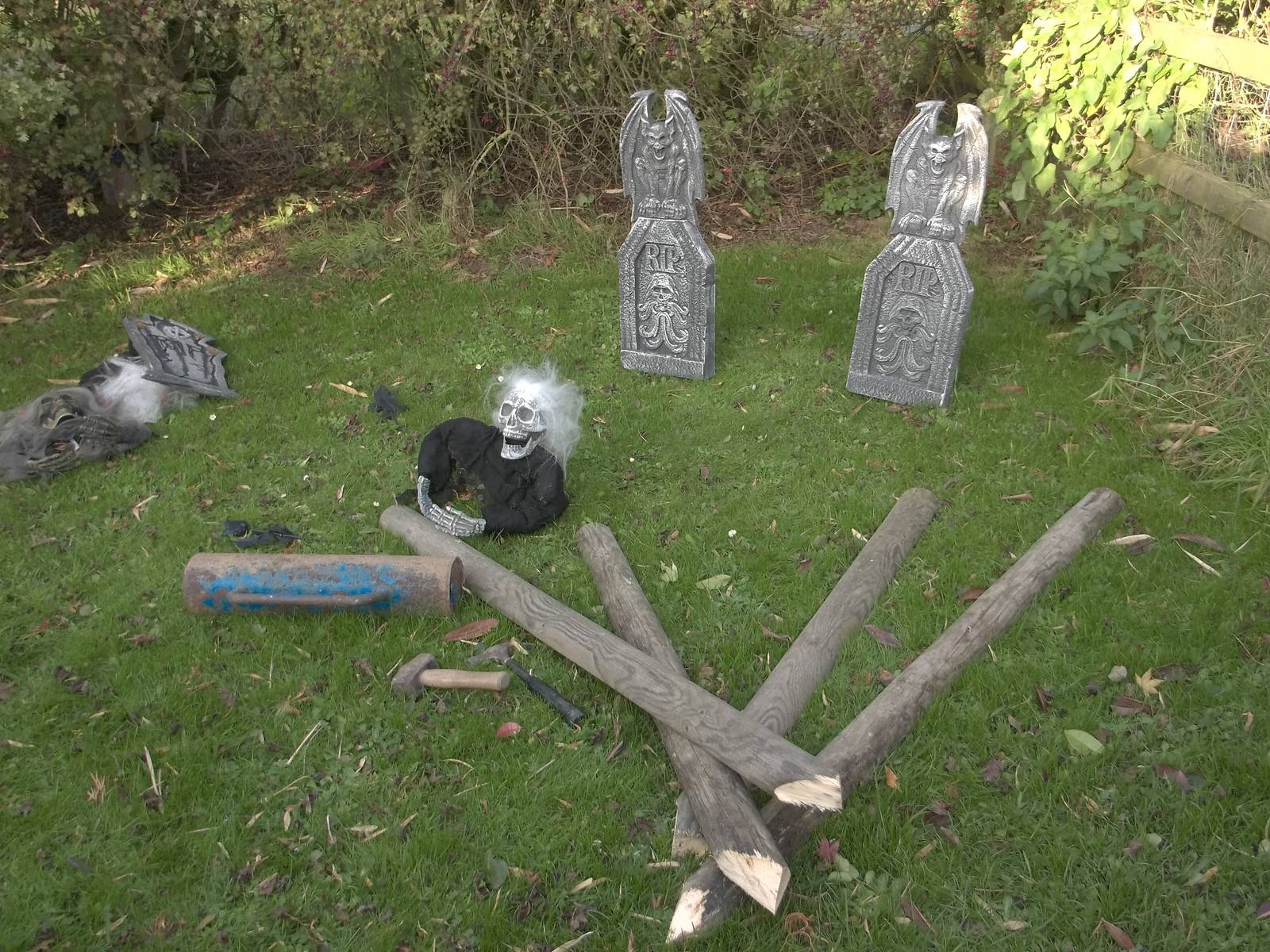 Halloween decorations, 23rd October 2014