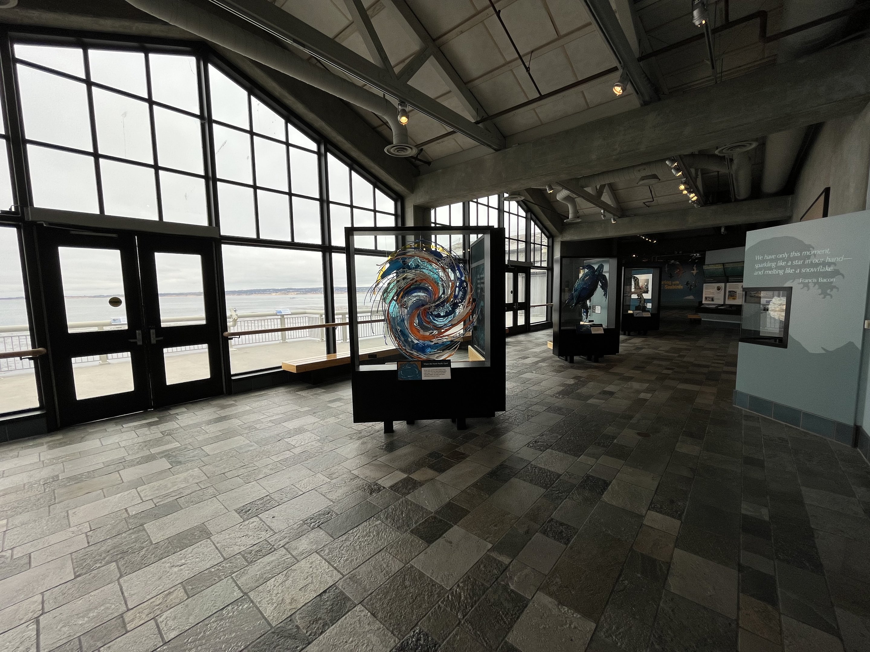 Hallway with Artwork