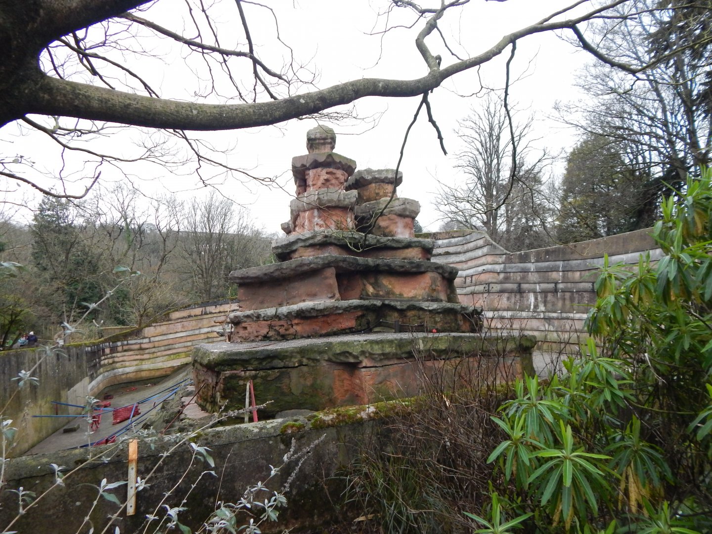 Hamadryas baboon enclosure 050224