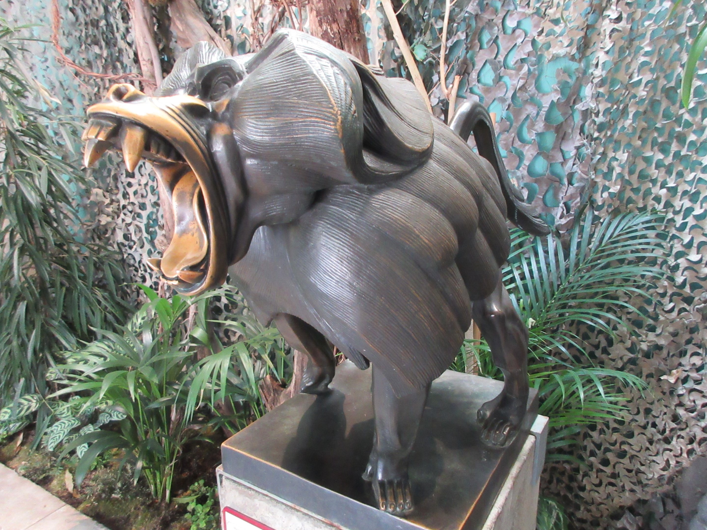 Hamadryas Baboon Statue