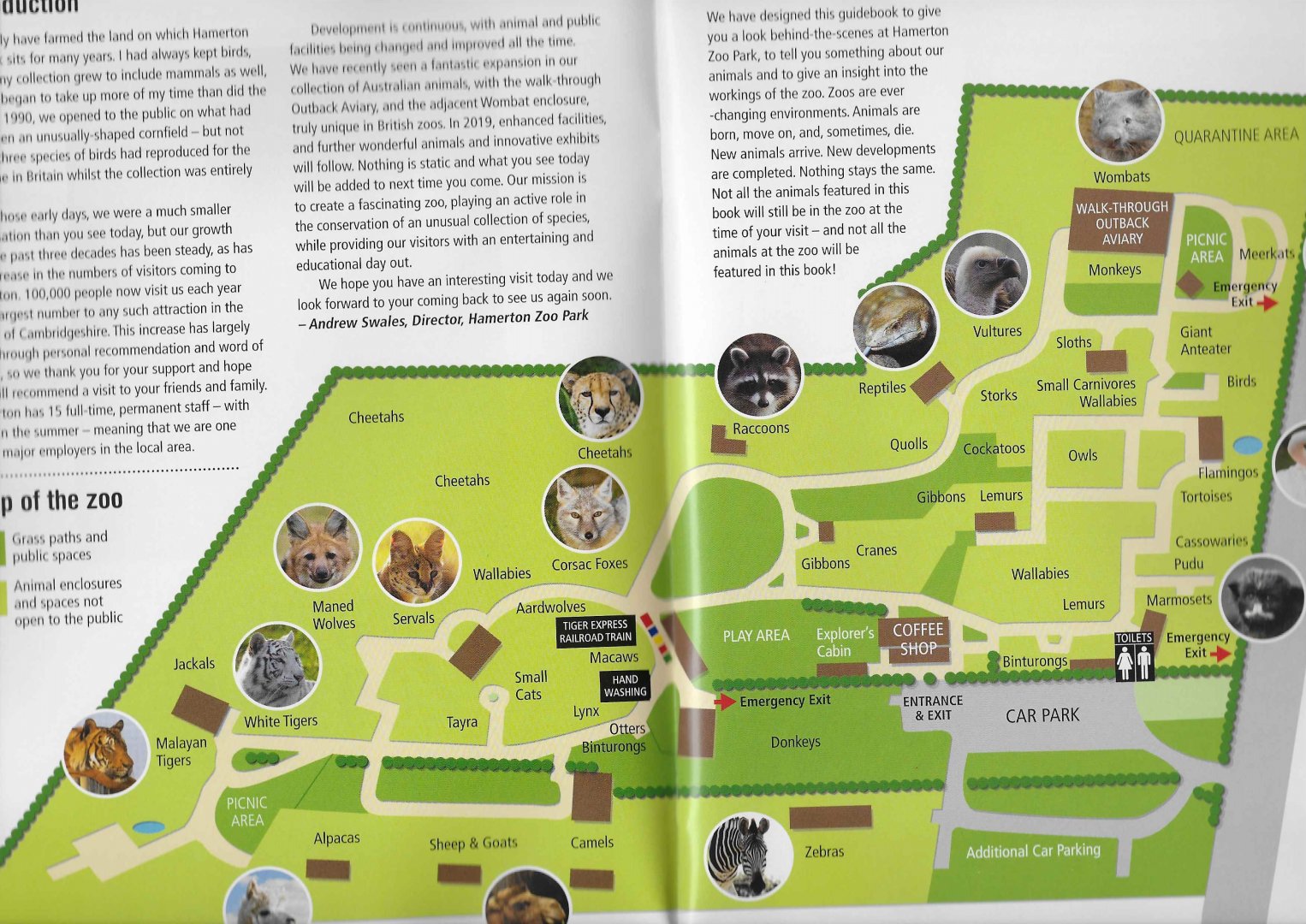 Hamerton Zoo Map 2019