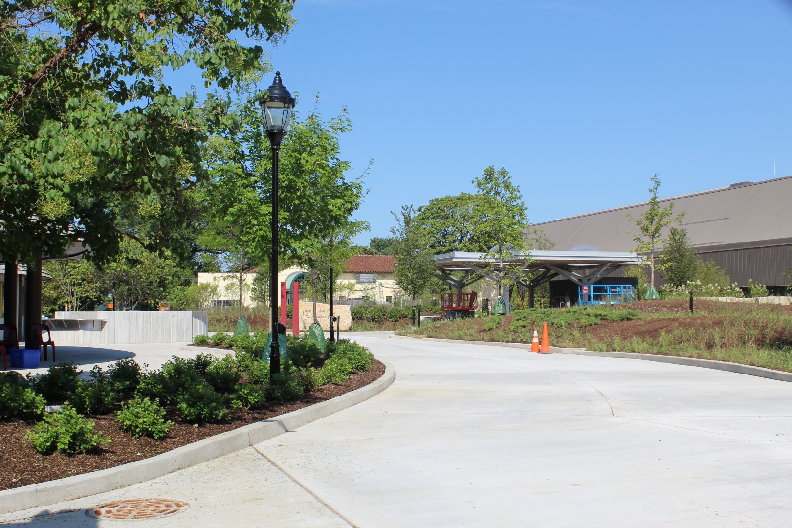 Hamill Family Nature & Science Plaza Construction
