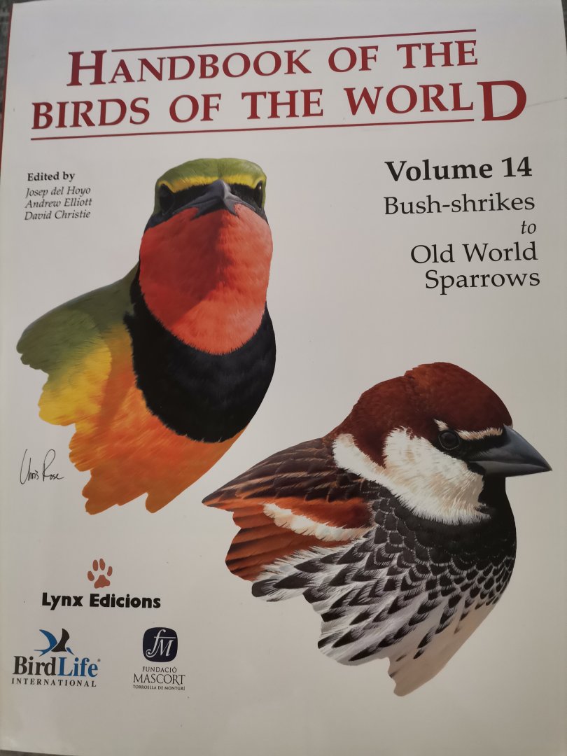 Handbook of the Birds of the World – Volume 14 Bush-shrikes to Old World Sparrows