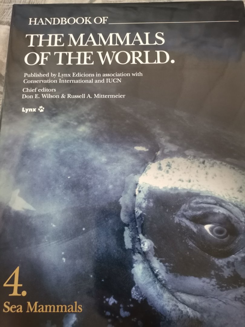Handbook of the Mammals of the World – Volume 4 Sea Mammals