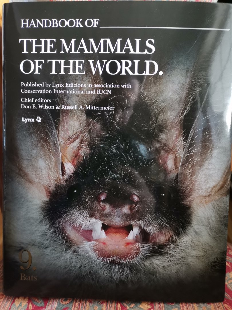 Handbook of the Mammals of the World – Volume 9 Bats