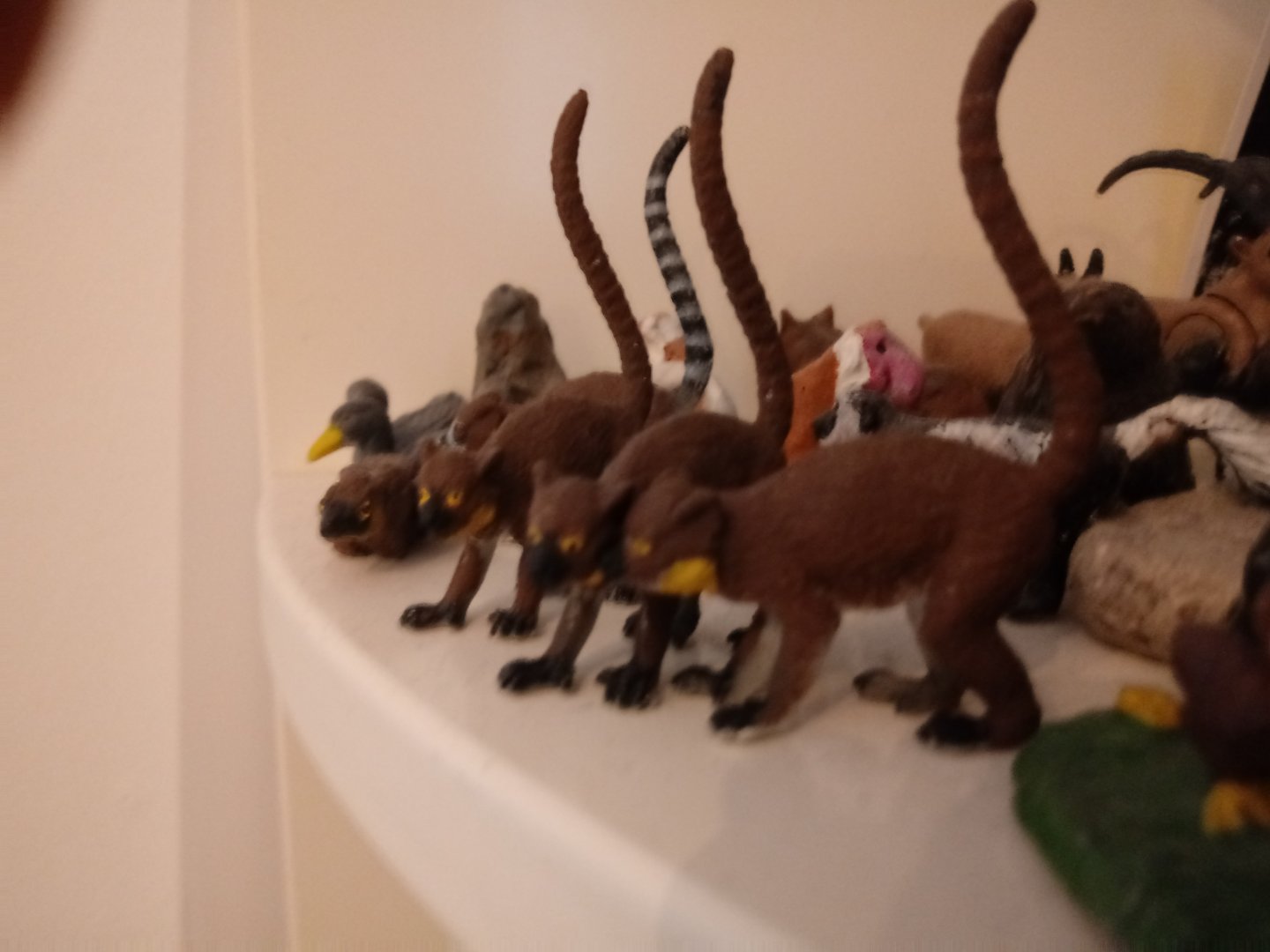 Handmade Collared lemurs