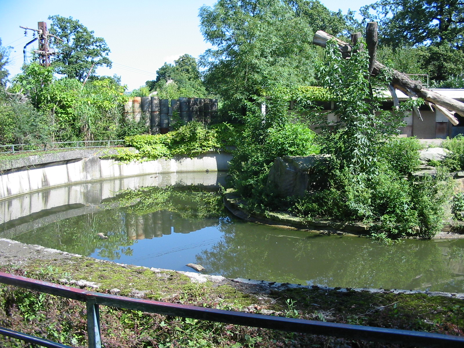 Hannover Zoo 2004 - Moat around the old Brown Bear exhibit