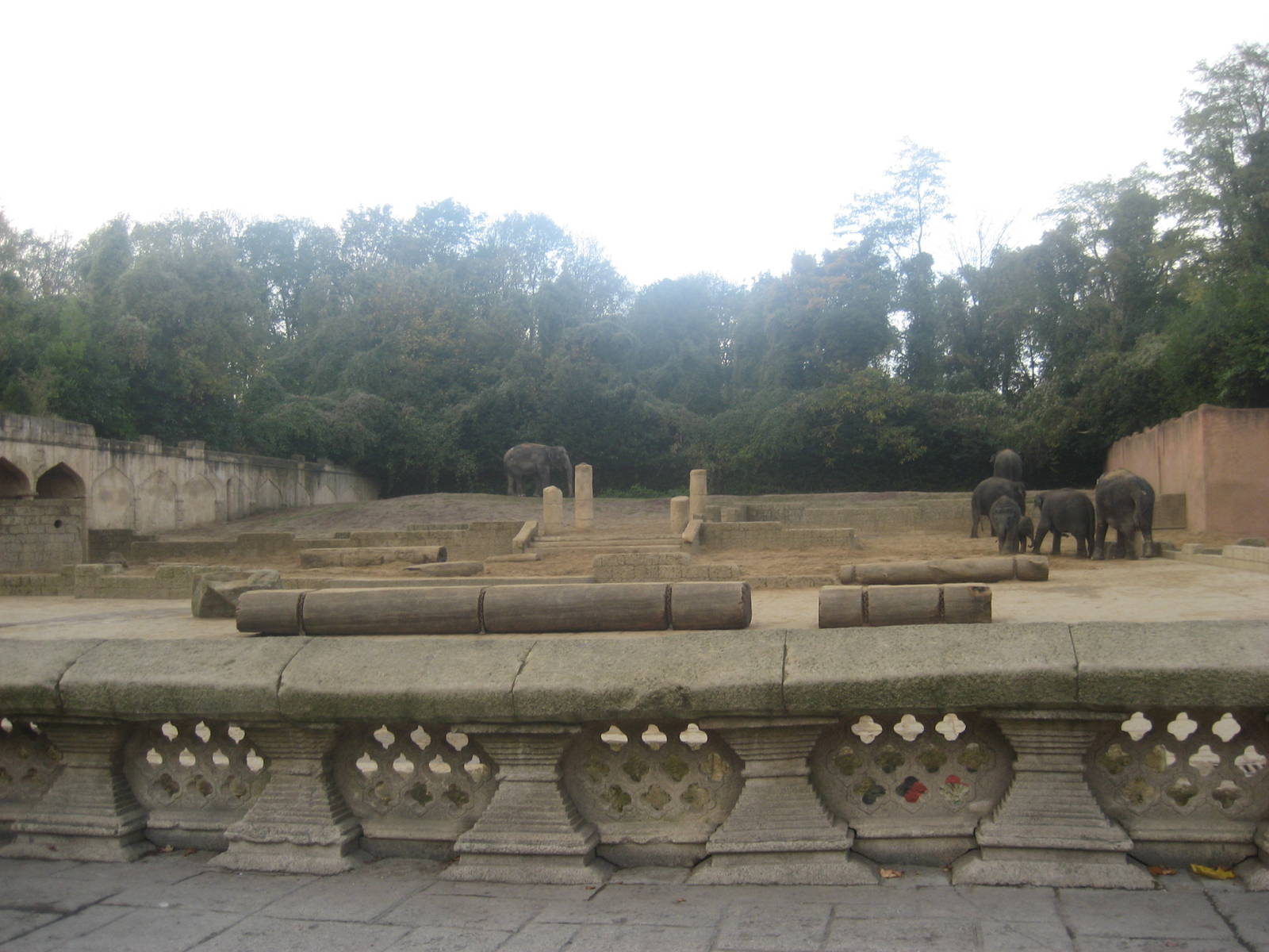 Hannover Zoo - Elephant exhibit