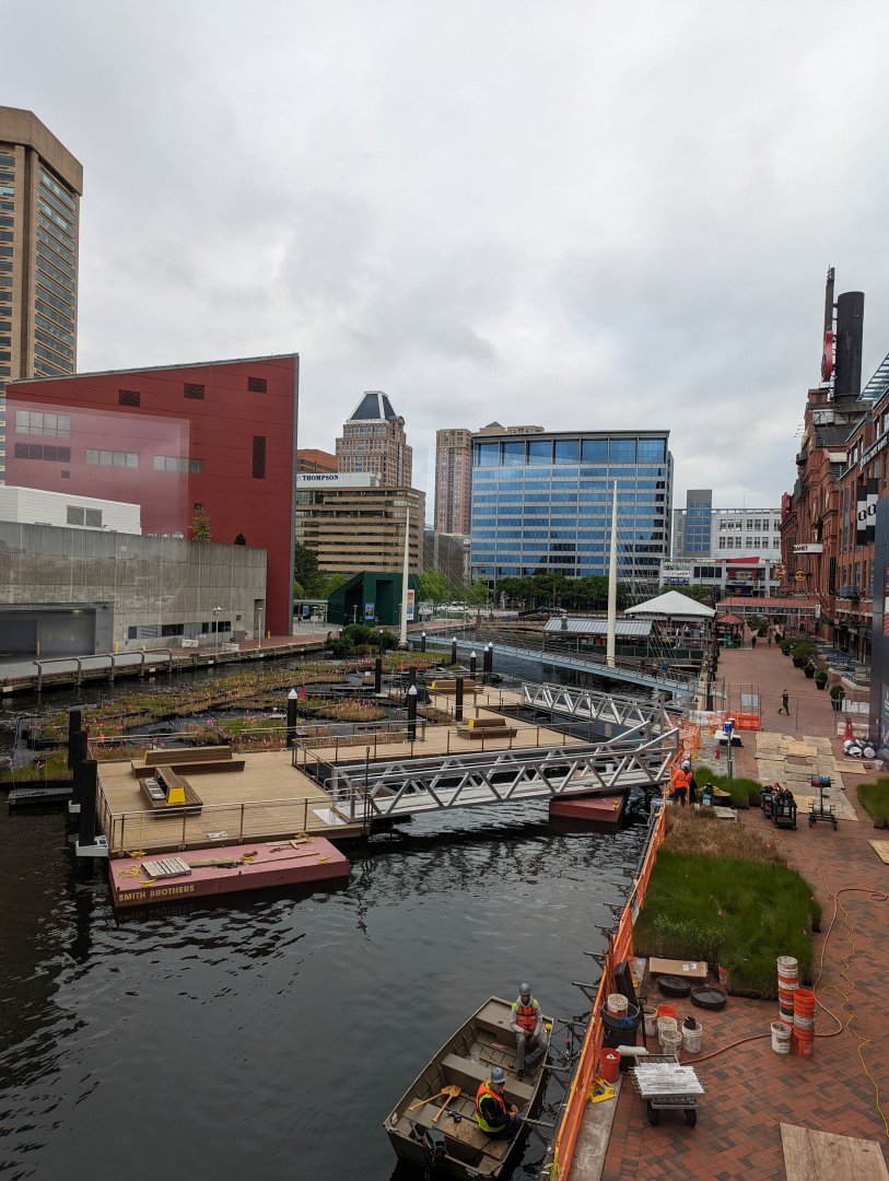 Harbor Wetlands Construction May 2024