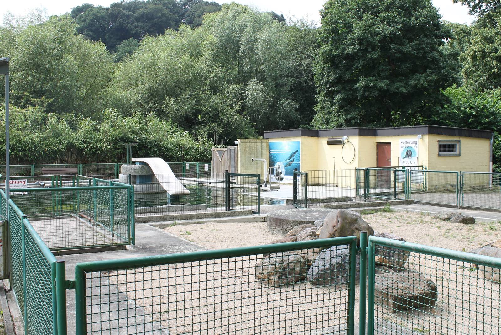 Harbour seal enclosure