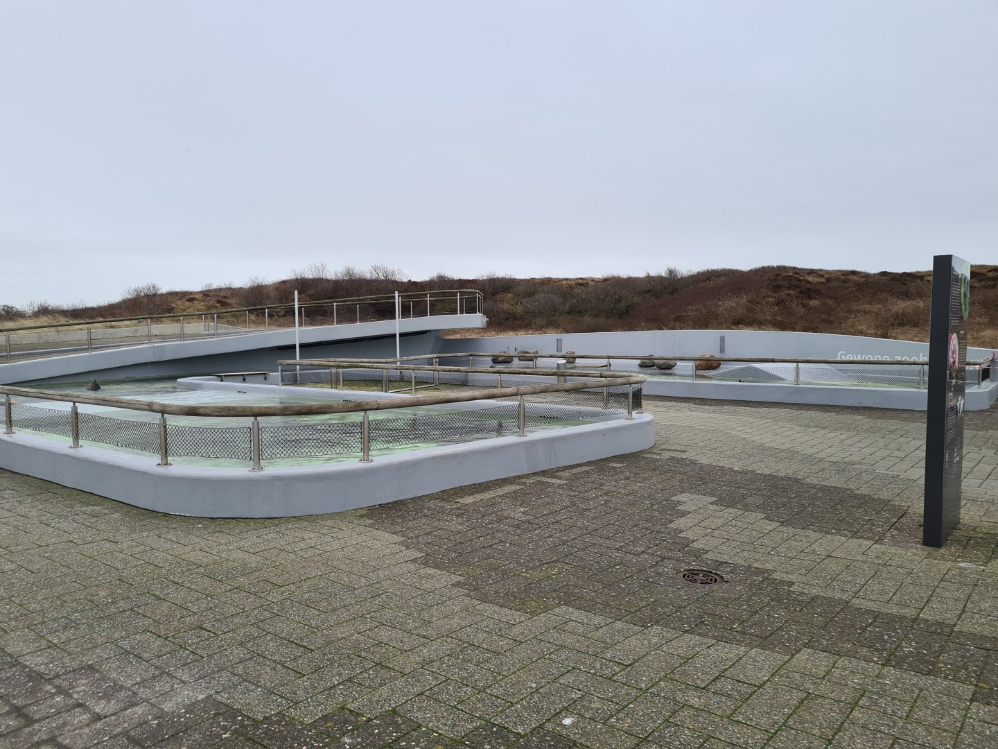 Harbour seal permanent enclosure