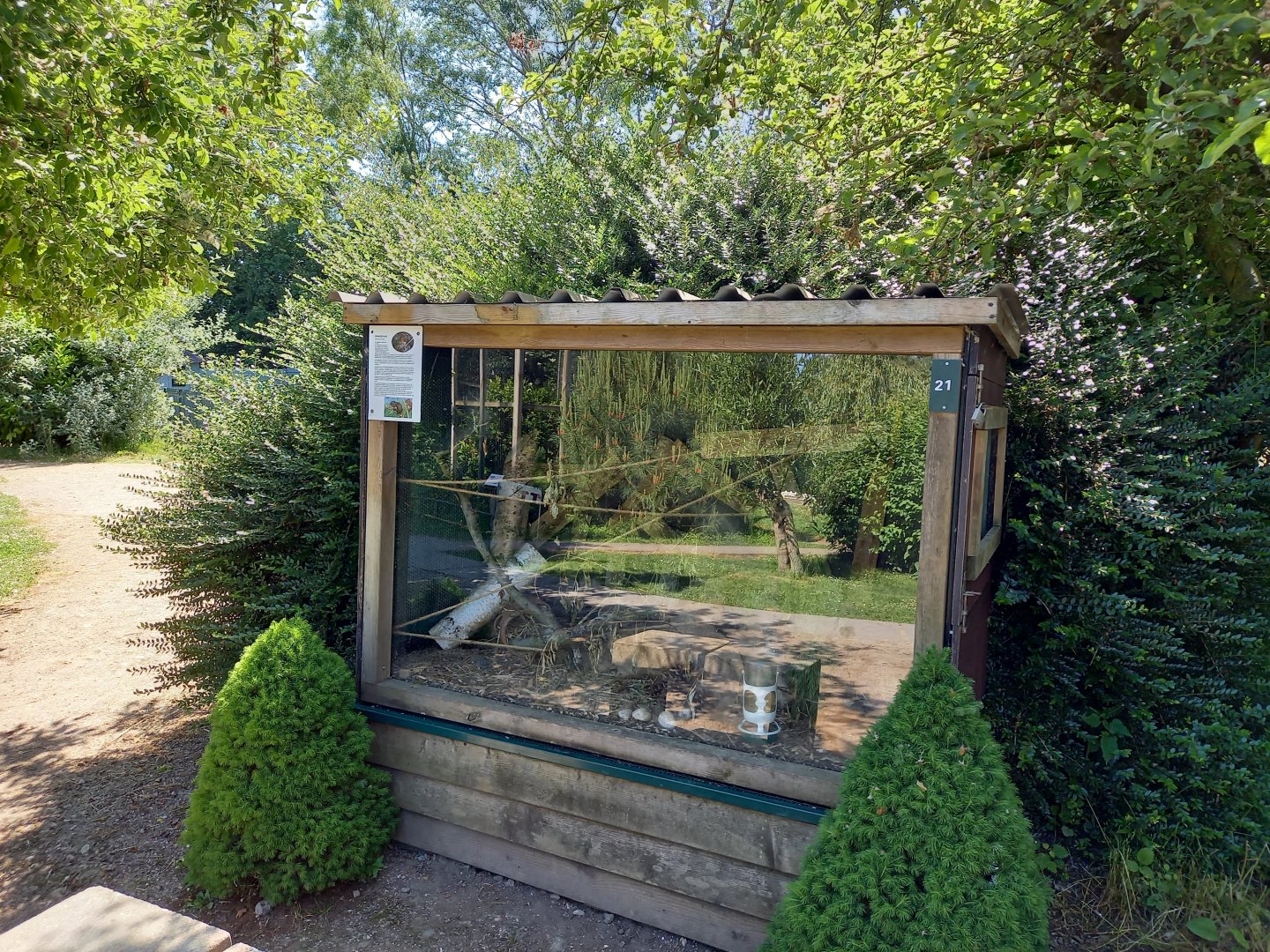 Harvest mouse enclosure