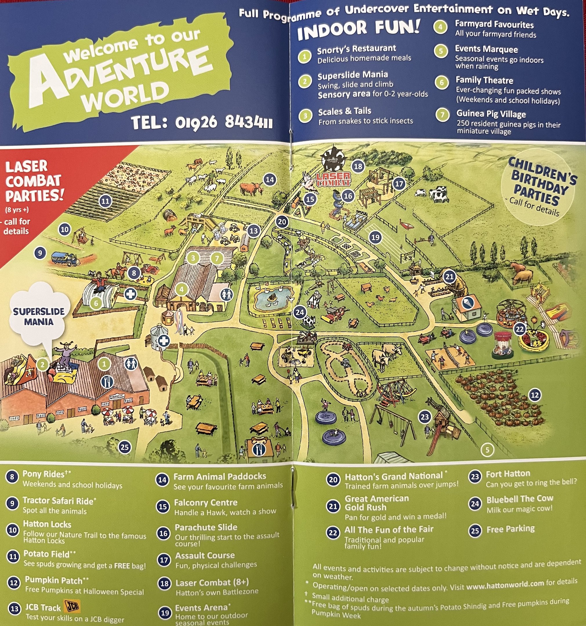 Hatton Adventure World Map - 2016