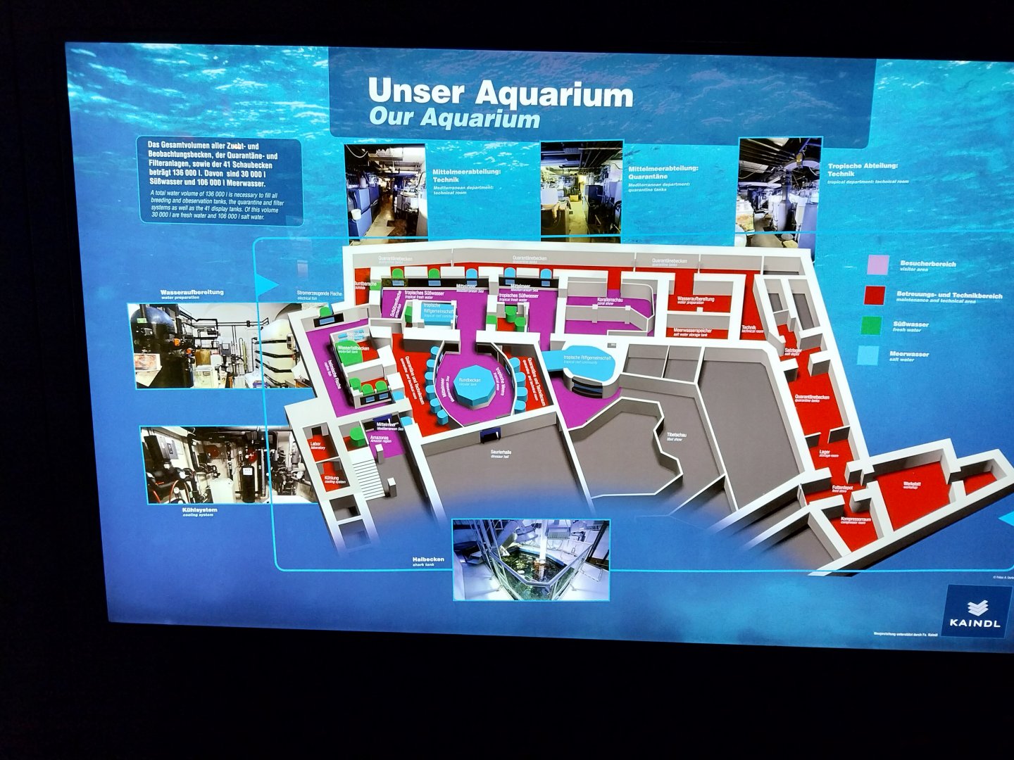 Haus der Natur - Aquarium floor map