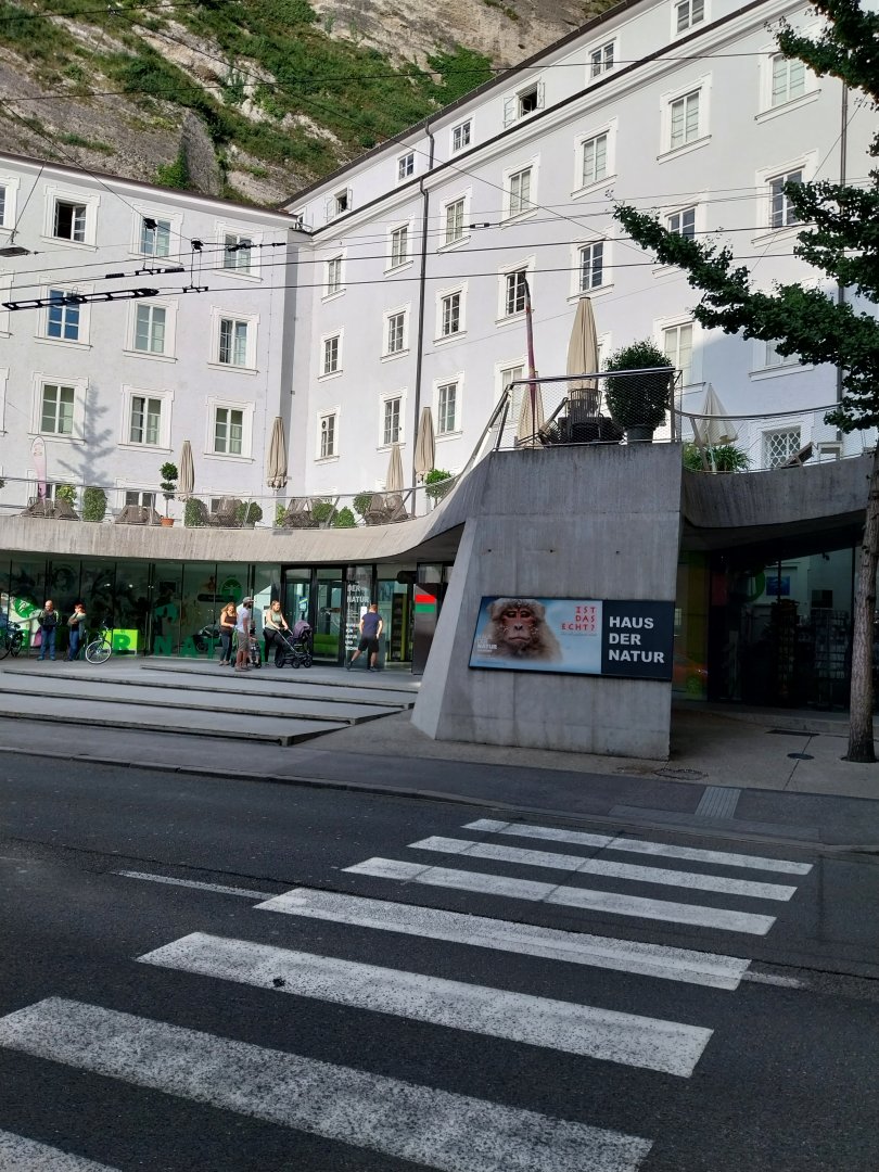 Haus der Natur - Main entrance and building