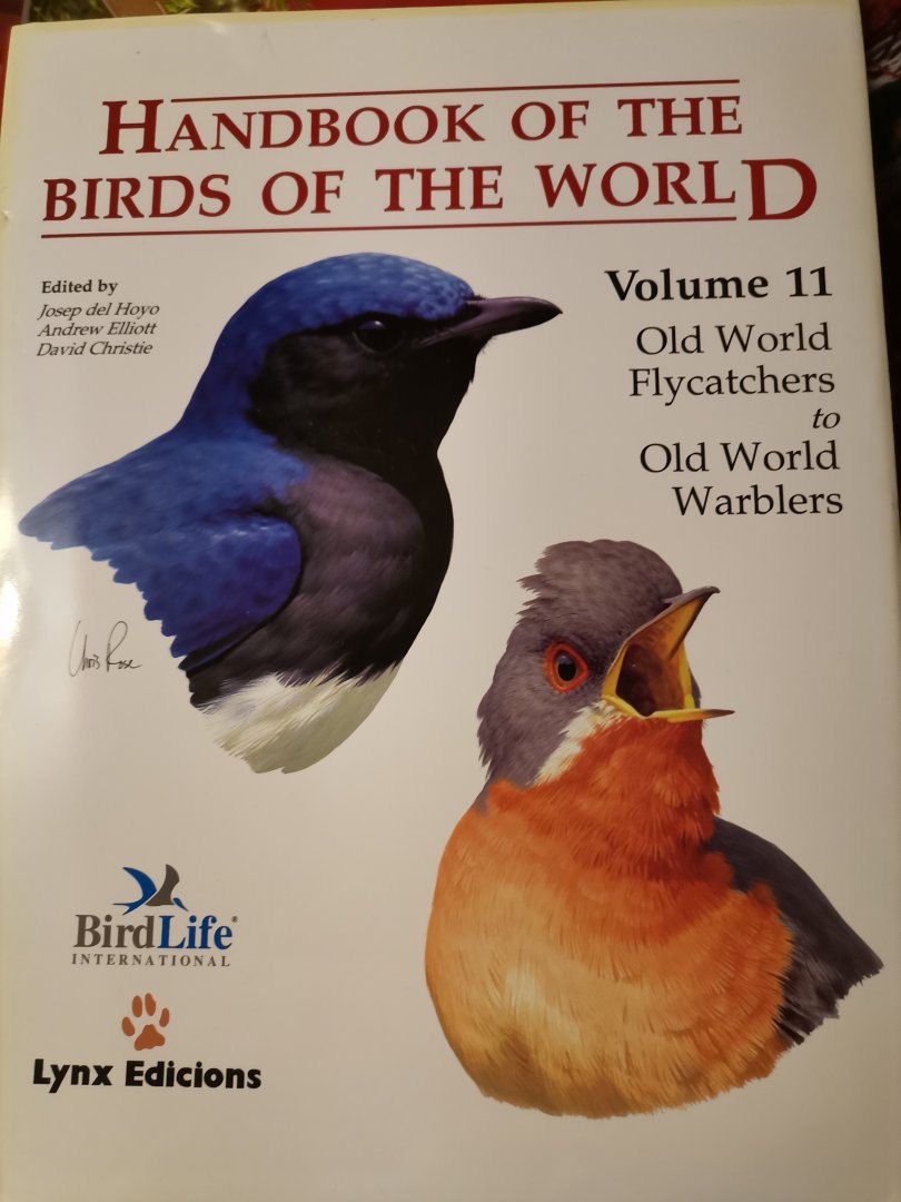 HBW 11, Old World Flycatchers to Old World Warblers