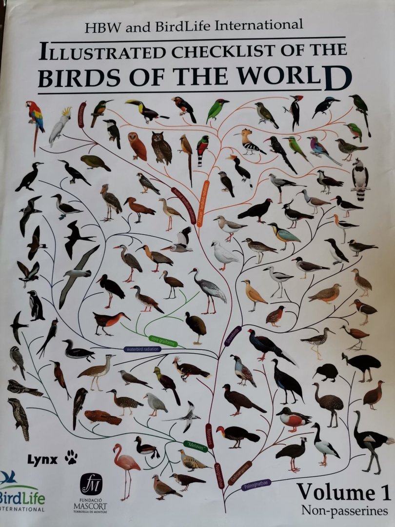 HBW and BirdLife International Illustrated Checklist of the Birds of the World. Volume 1 Non-passerines