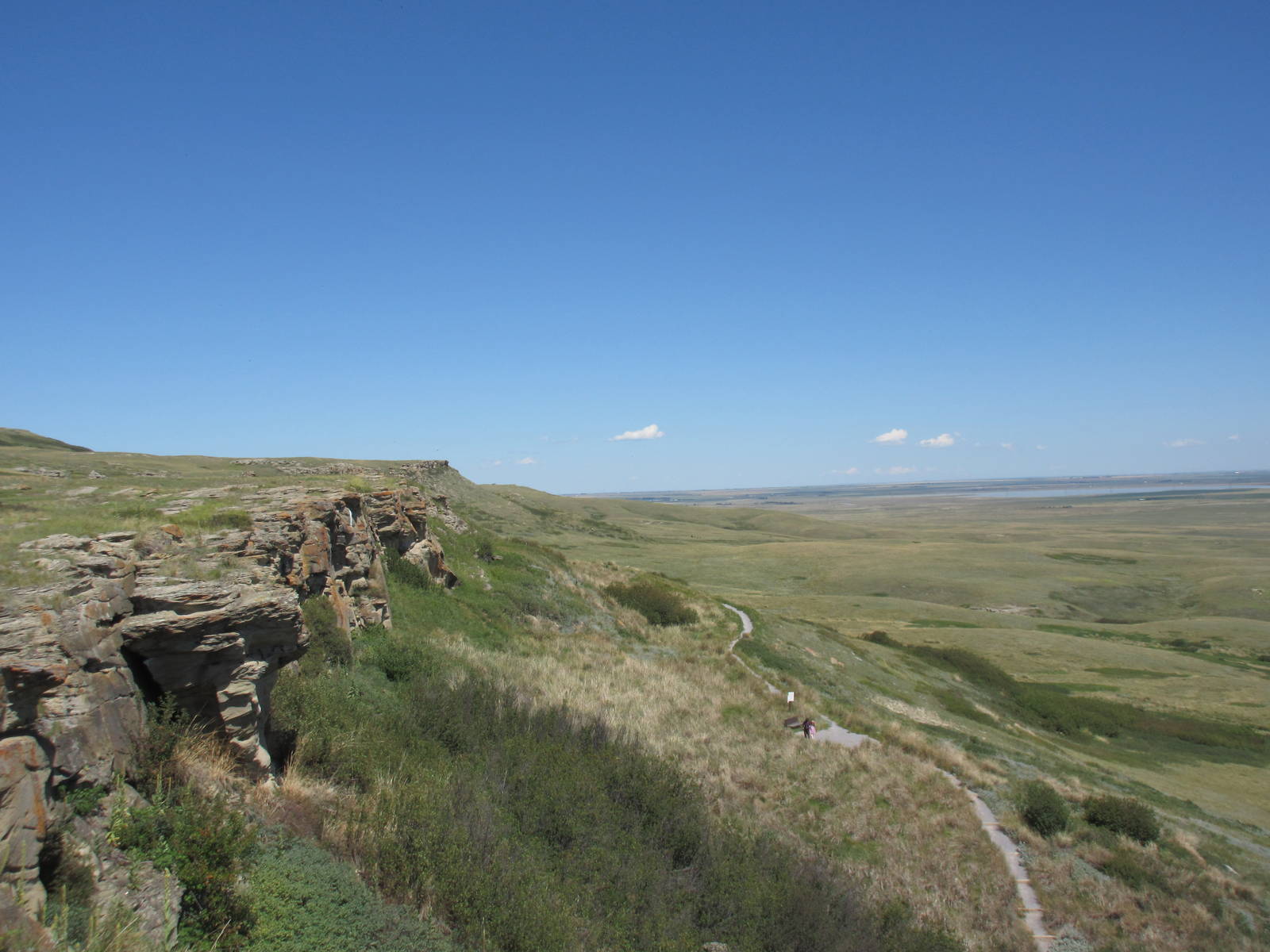 Head-Smashed-In Buffalo Jump - where bison were herded to their death