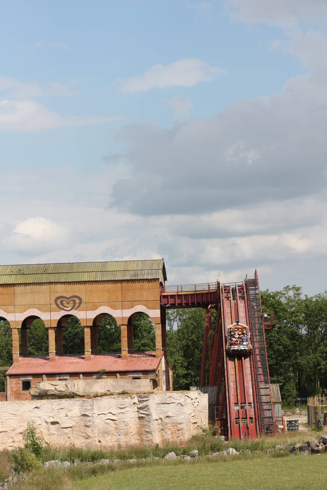 Heading for above the Lion House, 7th July 2014