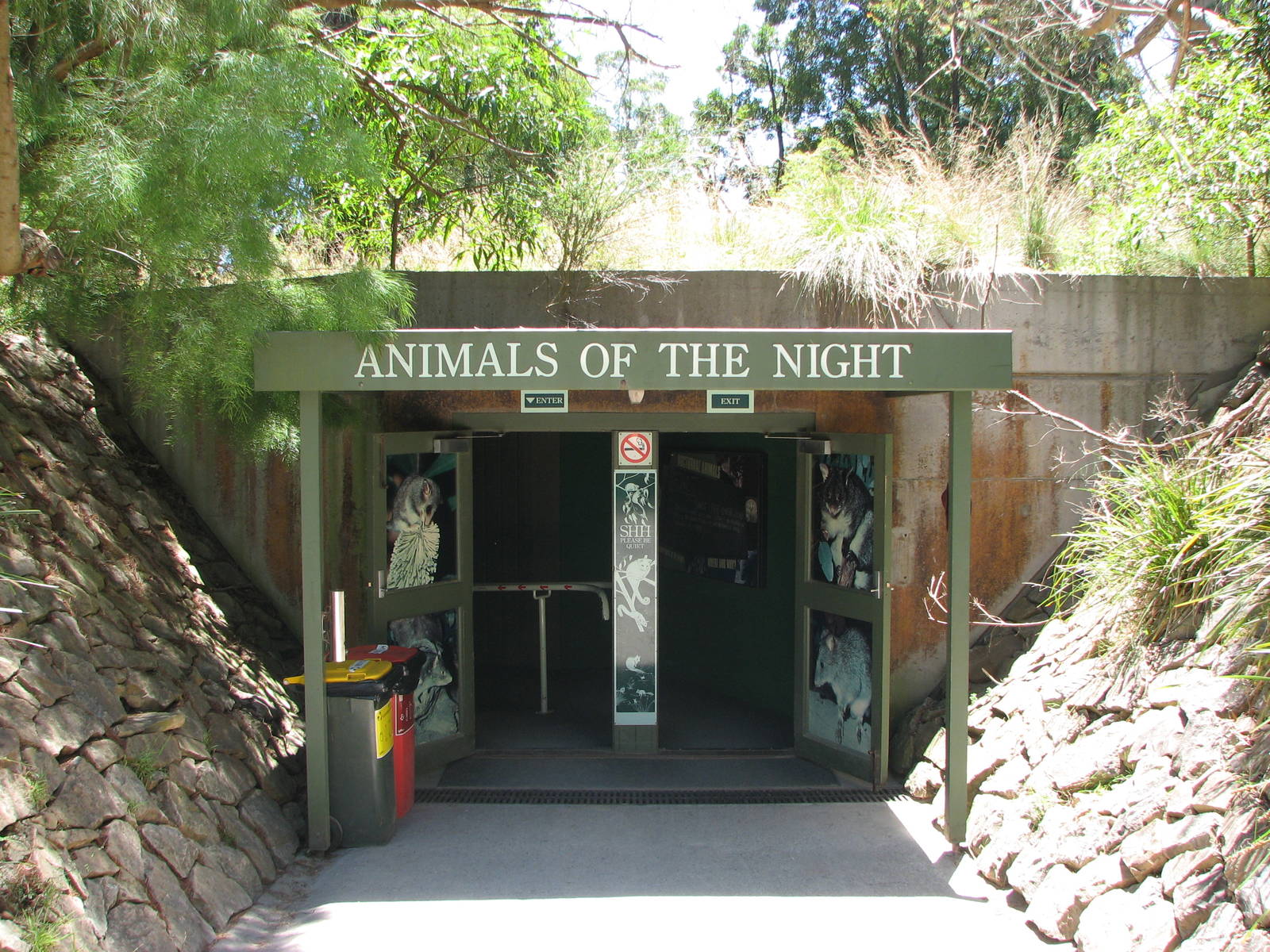 Healesville Sanctuary - Entrance into Animals of the Night