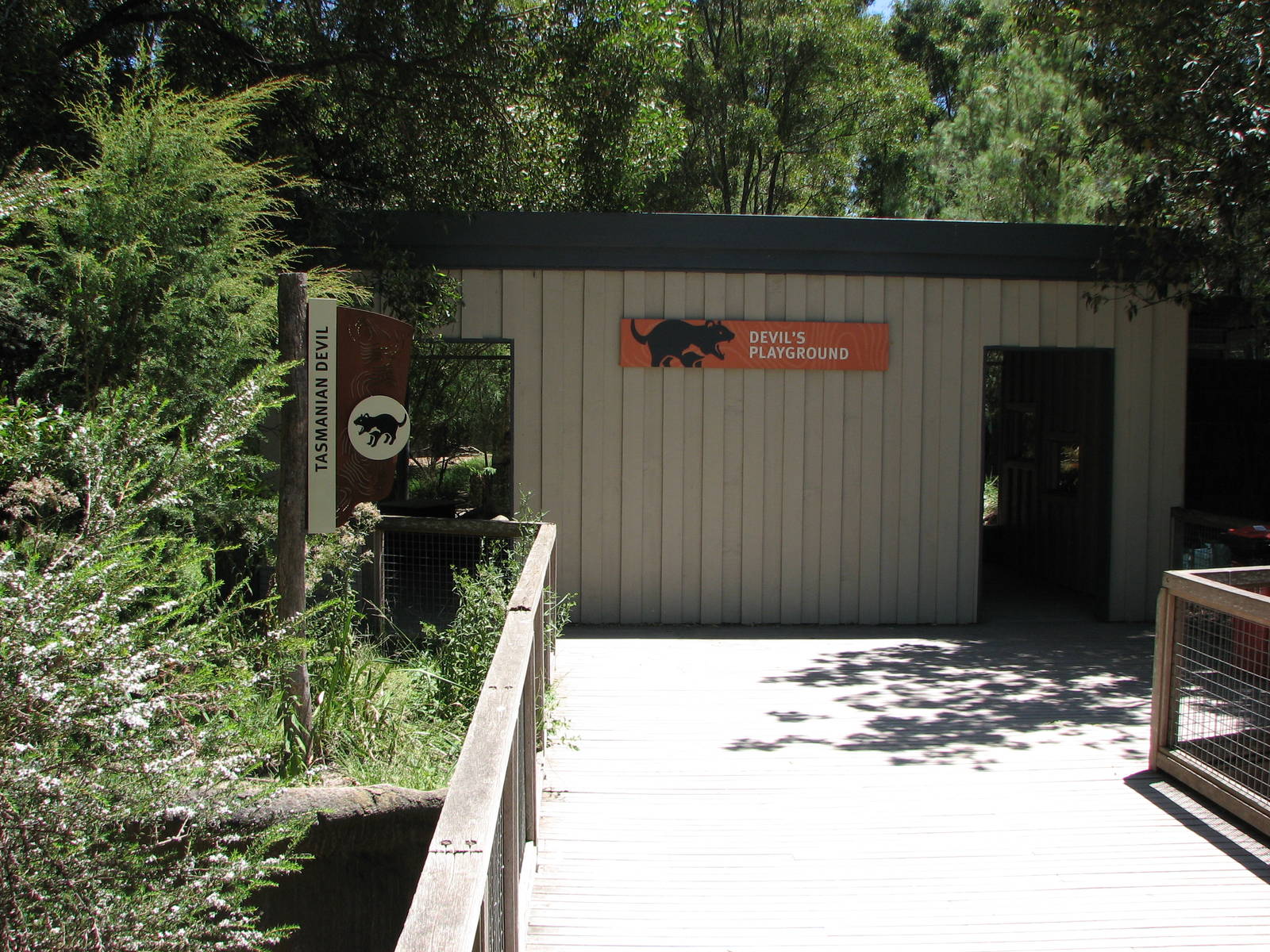 Healesville Sanctuary - Entrance into Devils Playground