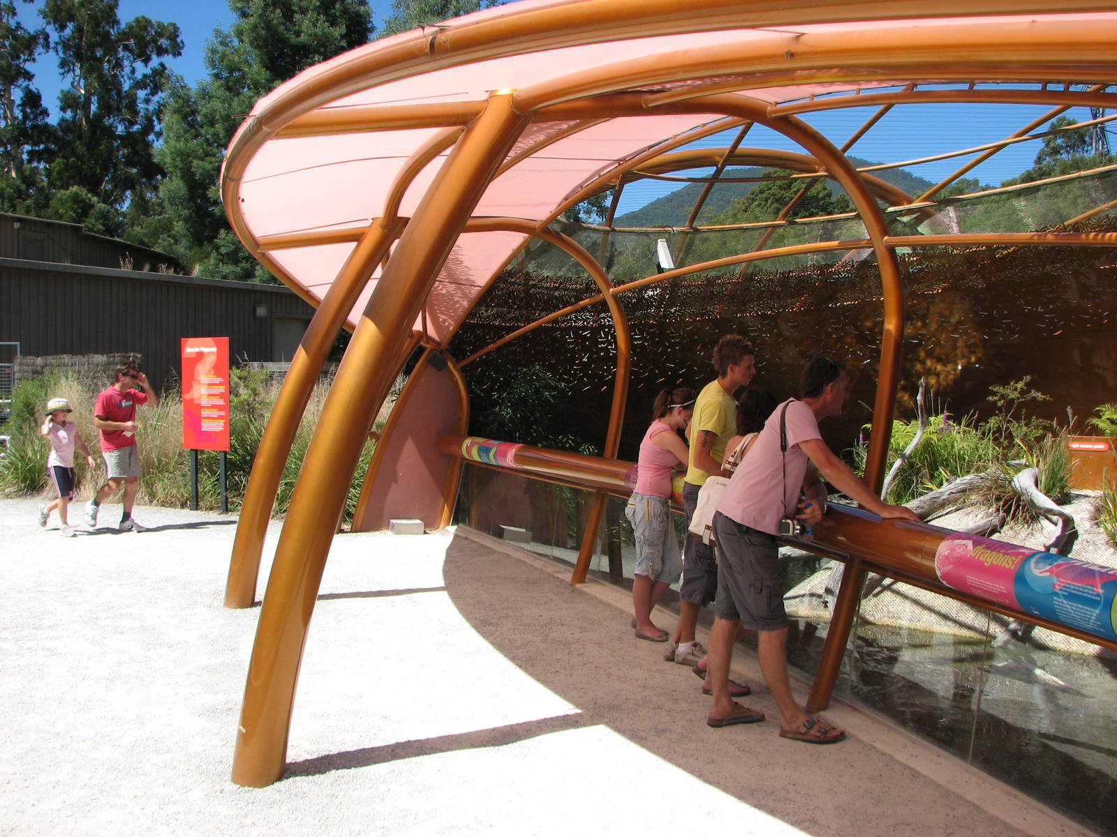 Healesville Sanctuary - Outside breeding station for Platypus