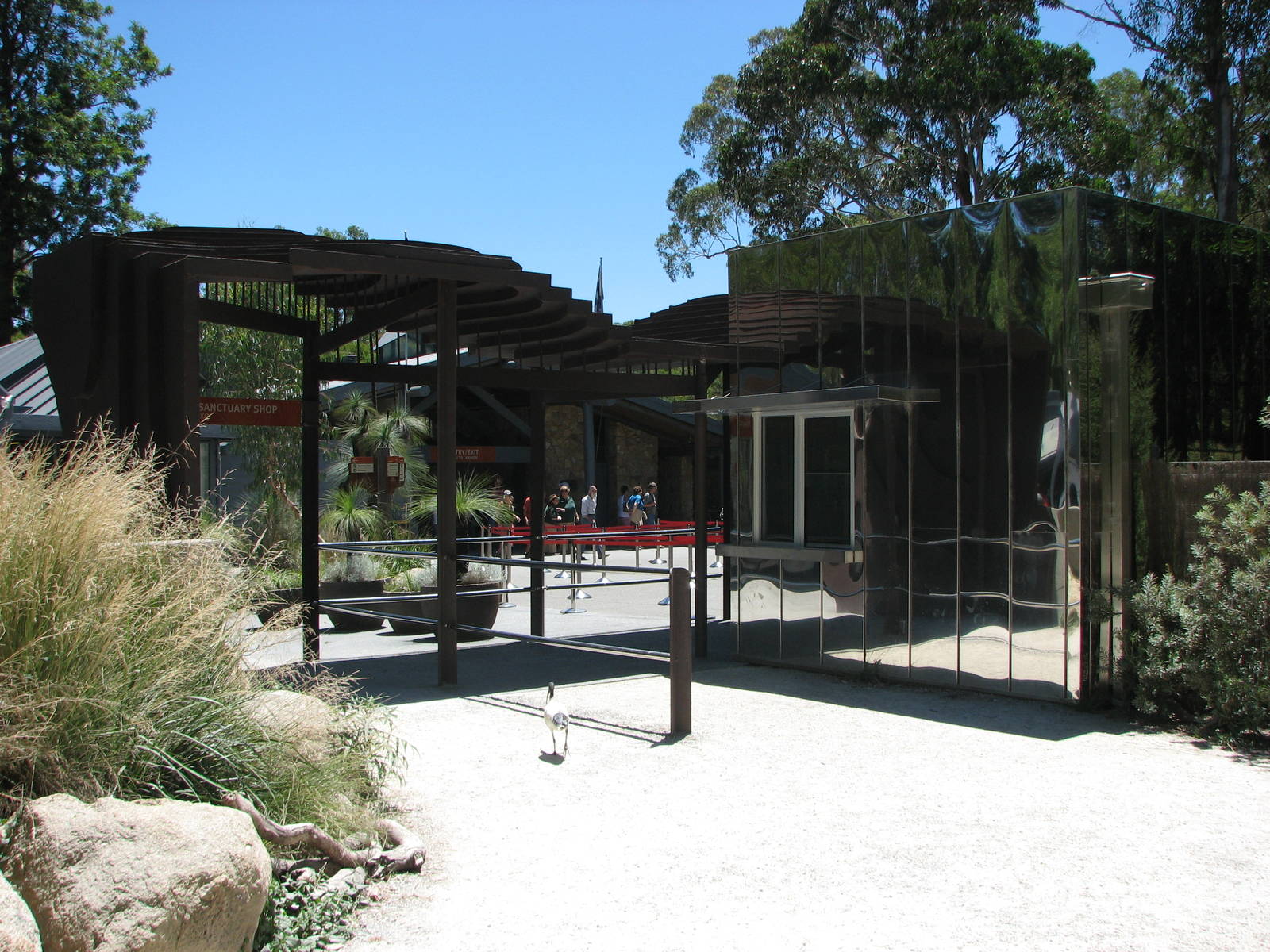 Healesville Sanctuary - Park Entrance from the inside