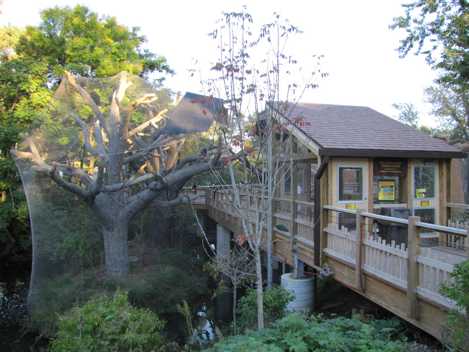 Henry Doorly Zoo 2010 - Entrance of walk-through exhibit at Expedition Mada