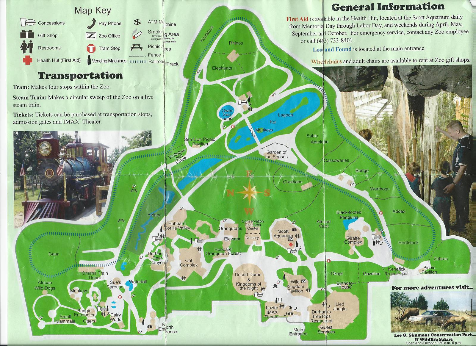 Henry Doorly Zoo Map - 2007