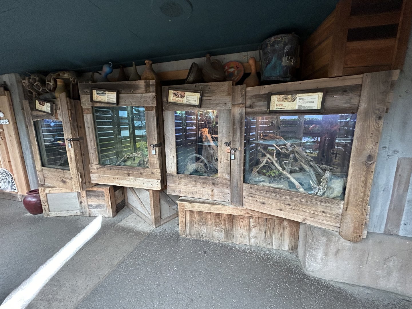 Herp Exhibits - Nairobi Village