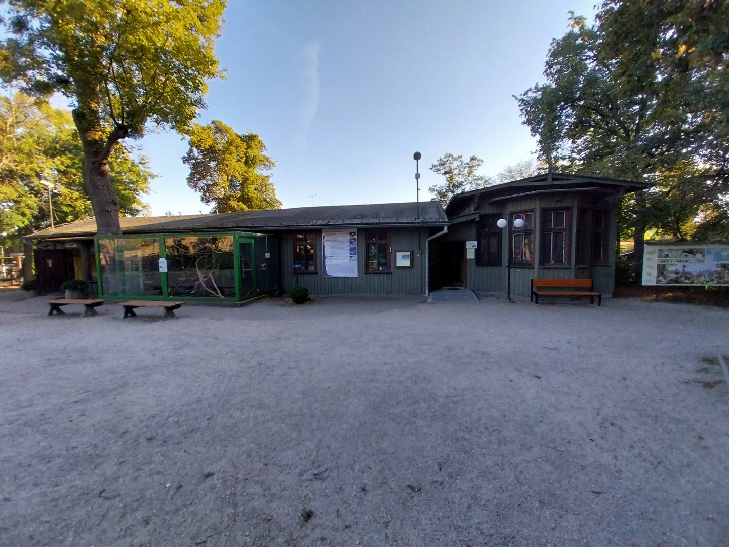 Herpetarium and exposition room