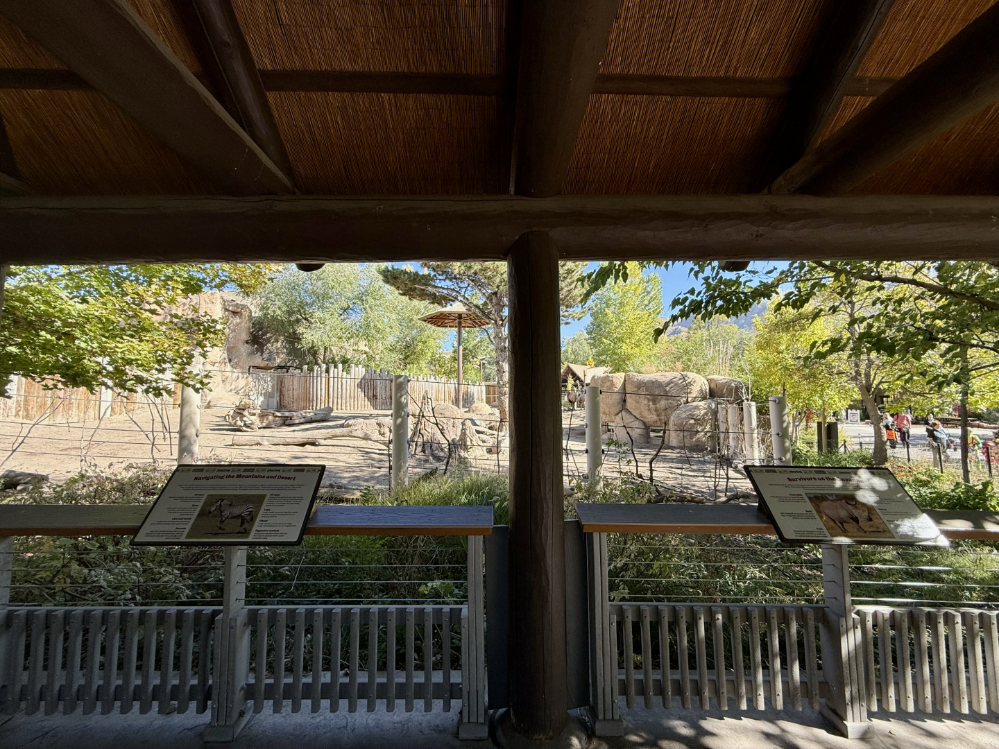 High Desert Oasis - View into West Yard