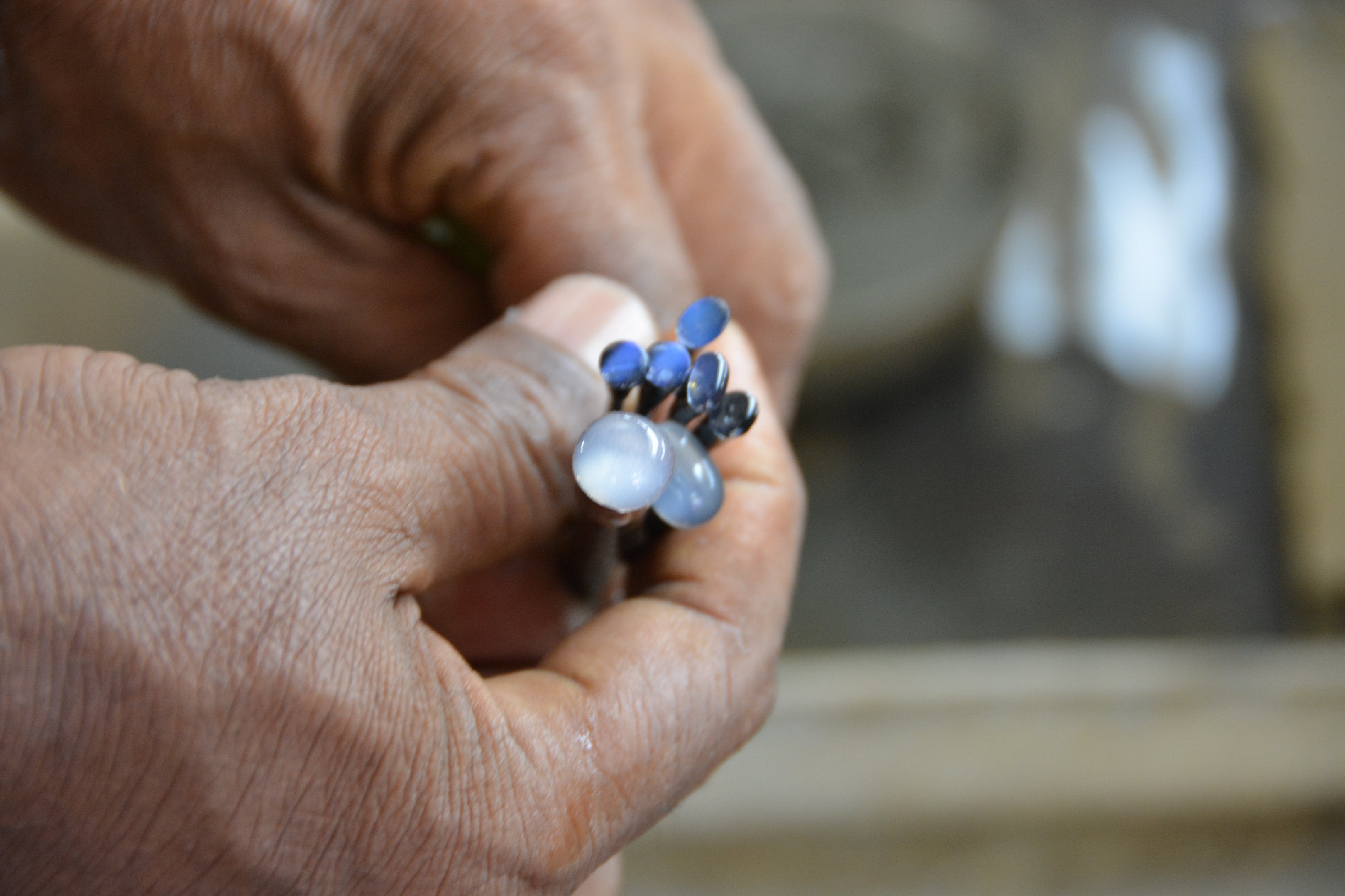 High quality, polished moonstones