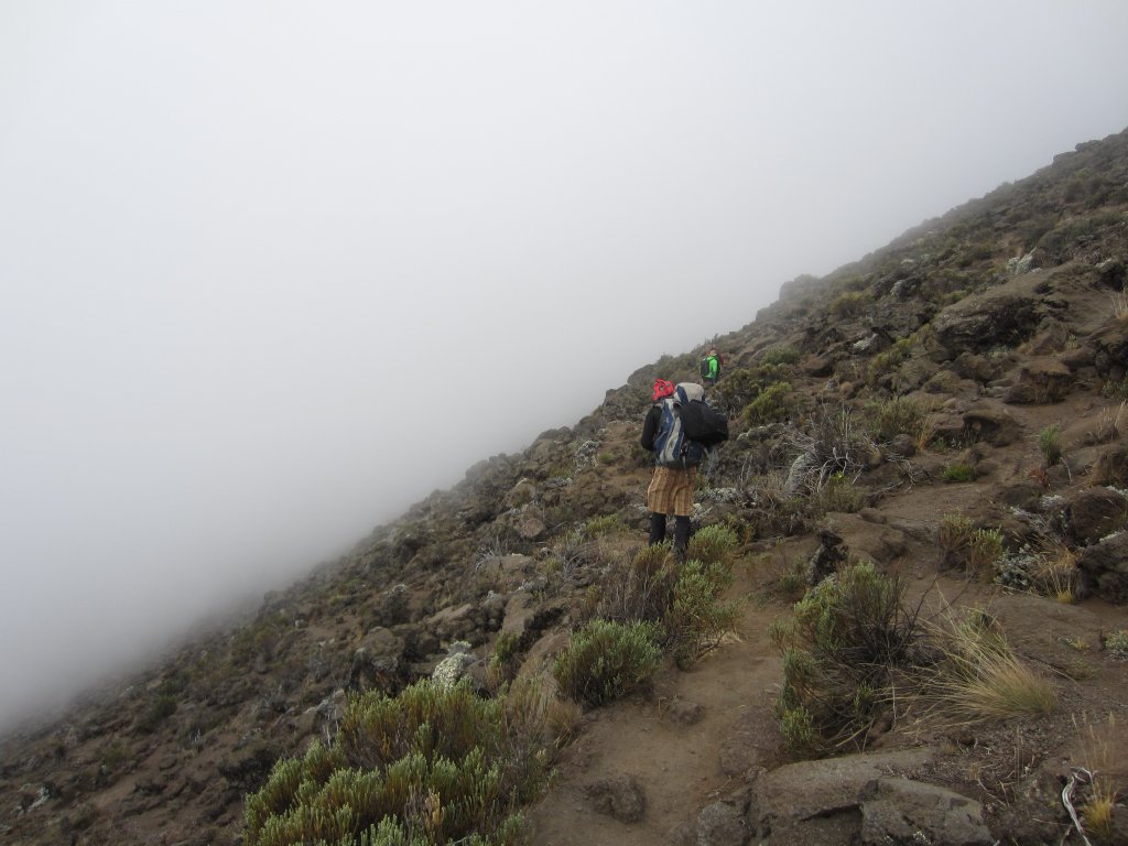 Hiking in the clouds