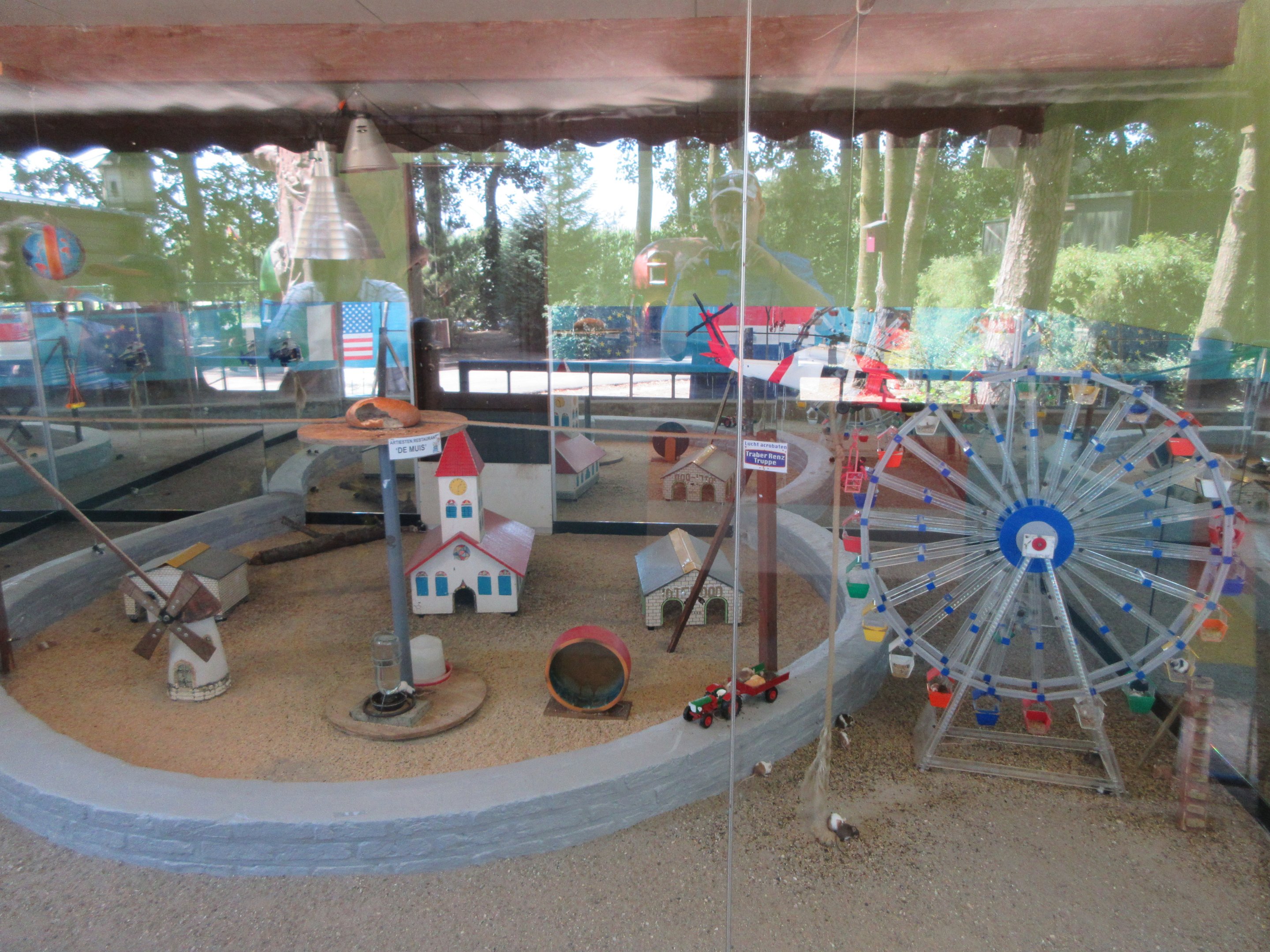 Hilarious Mouse Exhibit (please excuse glare)