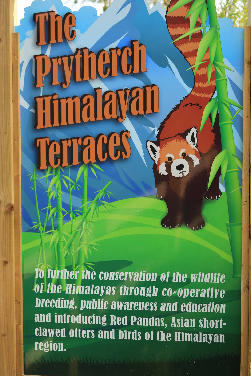 Himalayan Terrace Enclosure sign
