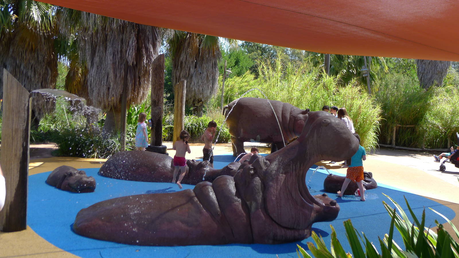 Hippo Beach water play area