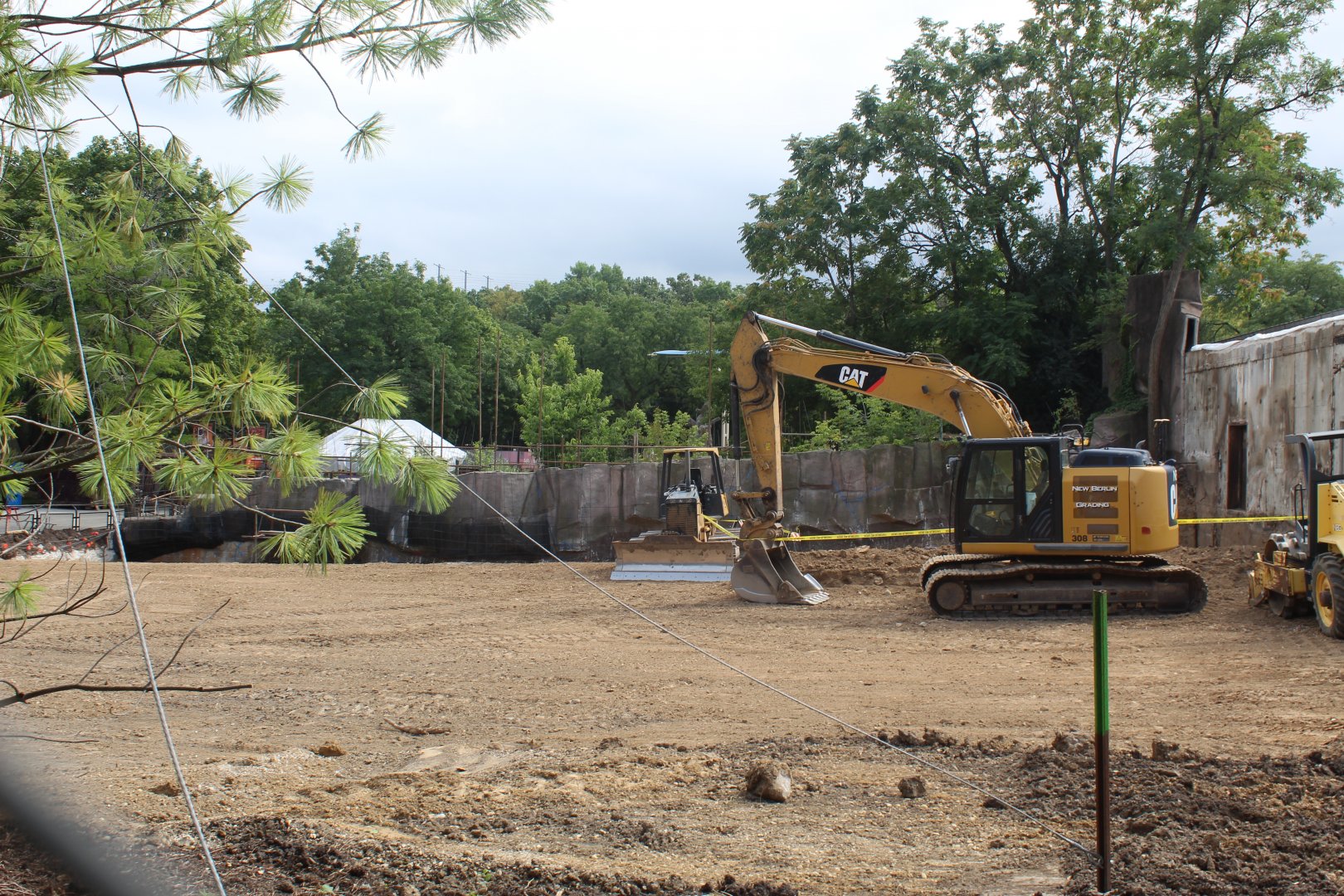 Hippo Exhibit Construction