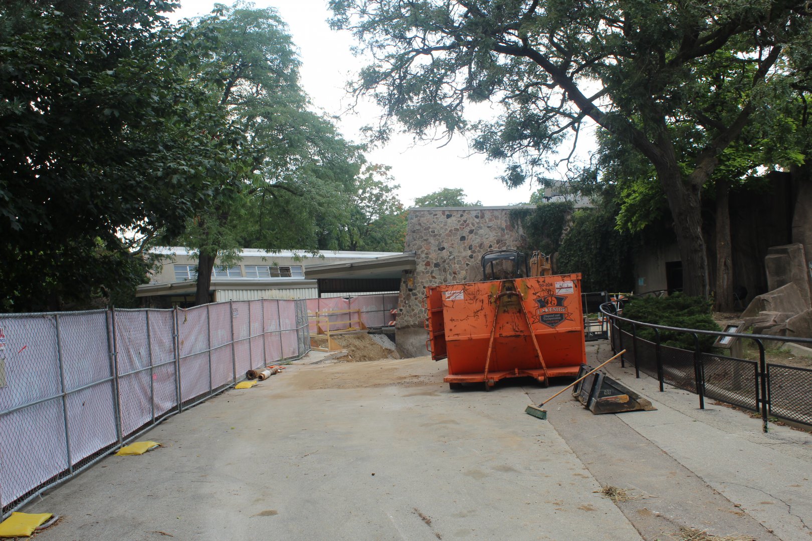 Hippo Exhibit Construction