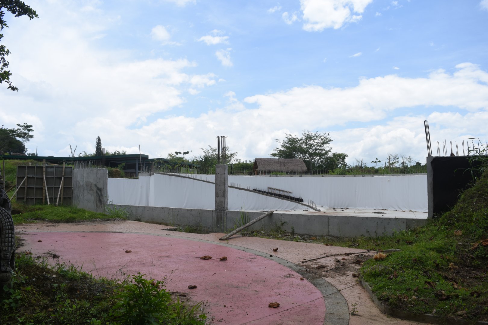 Hippo exhibit under construction