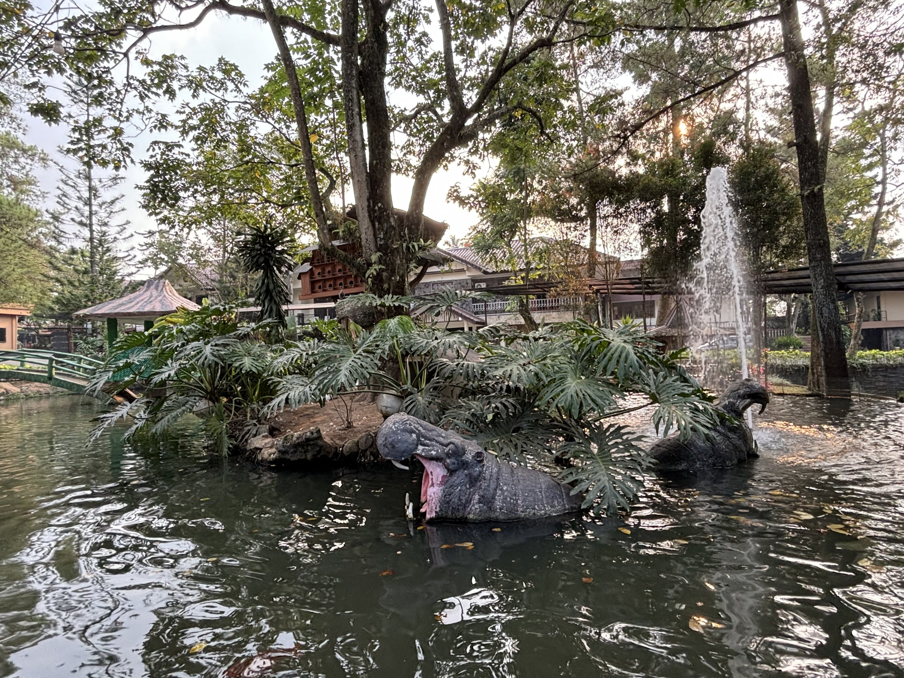 Hippo Statues - Royal Safari Garden Resort