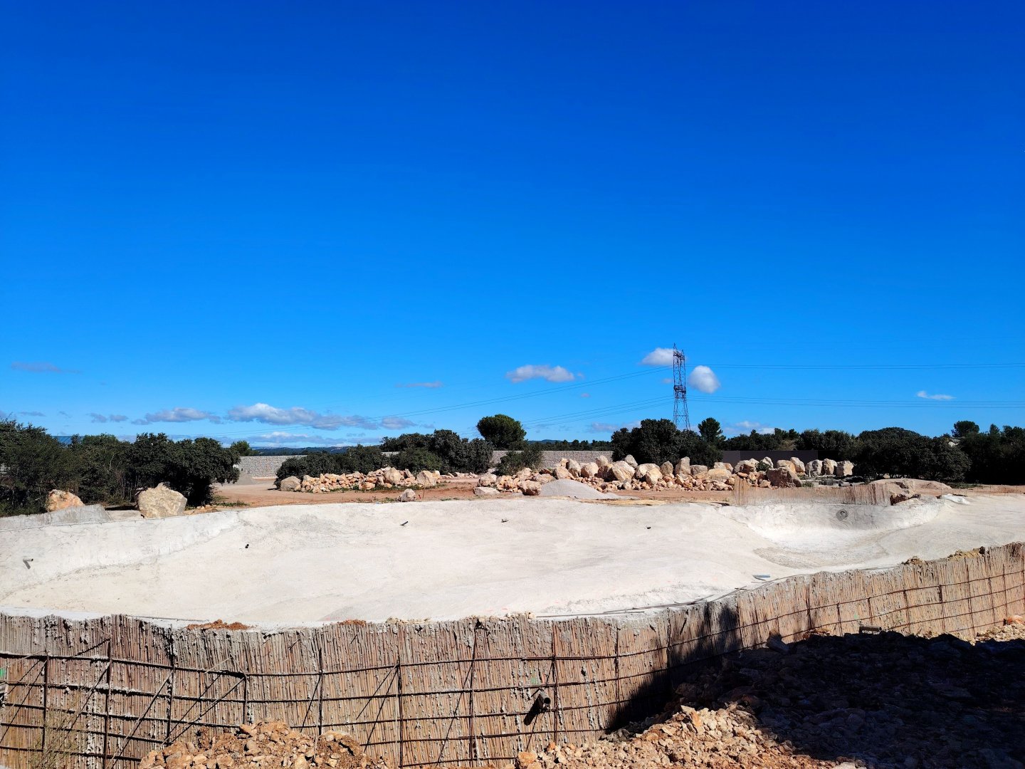 Hippo/Zebras Exhibit under construction