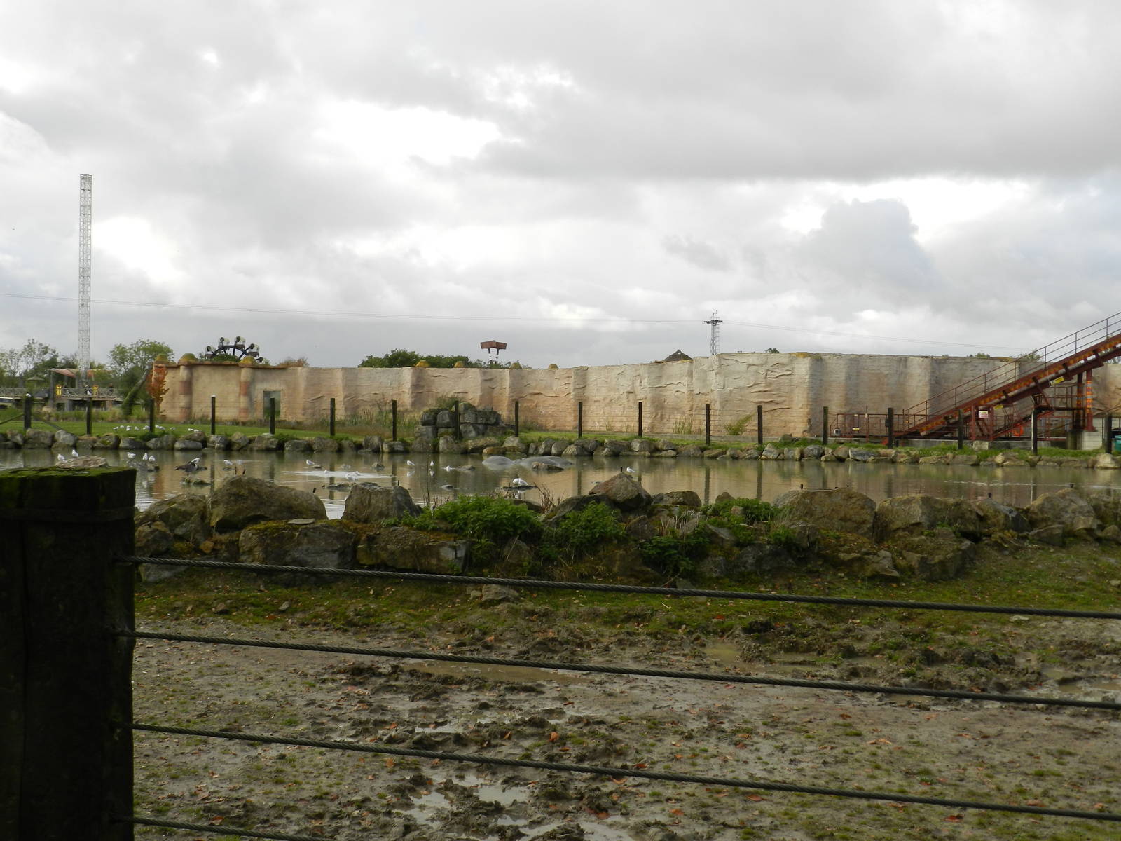 Hippopotamus Exhibit at Flamingo Land - 14/10/2012