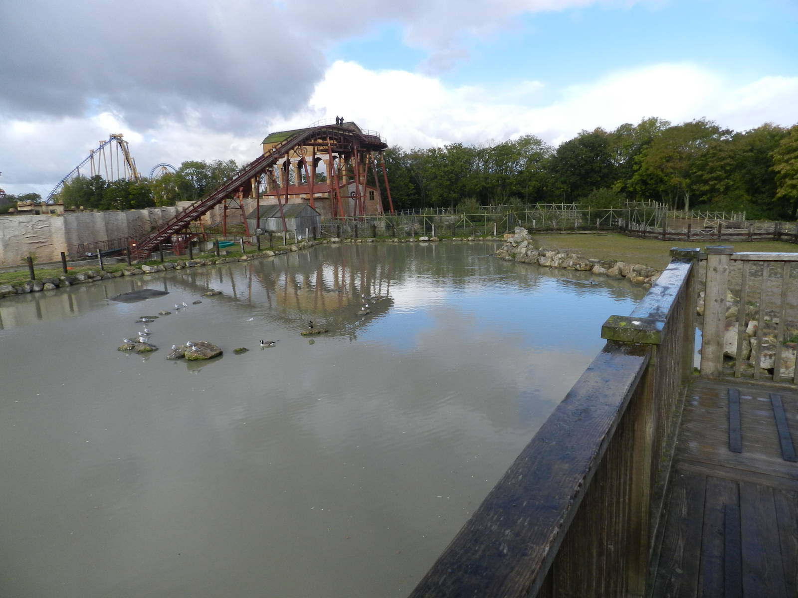 Hippopotamus Exhibit at Flamingo Land - 14/10/2012