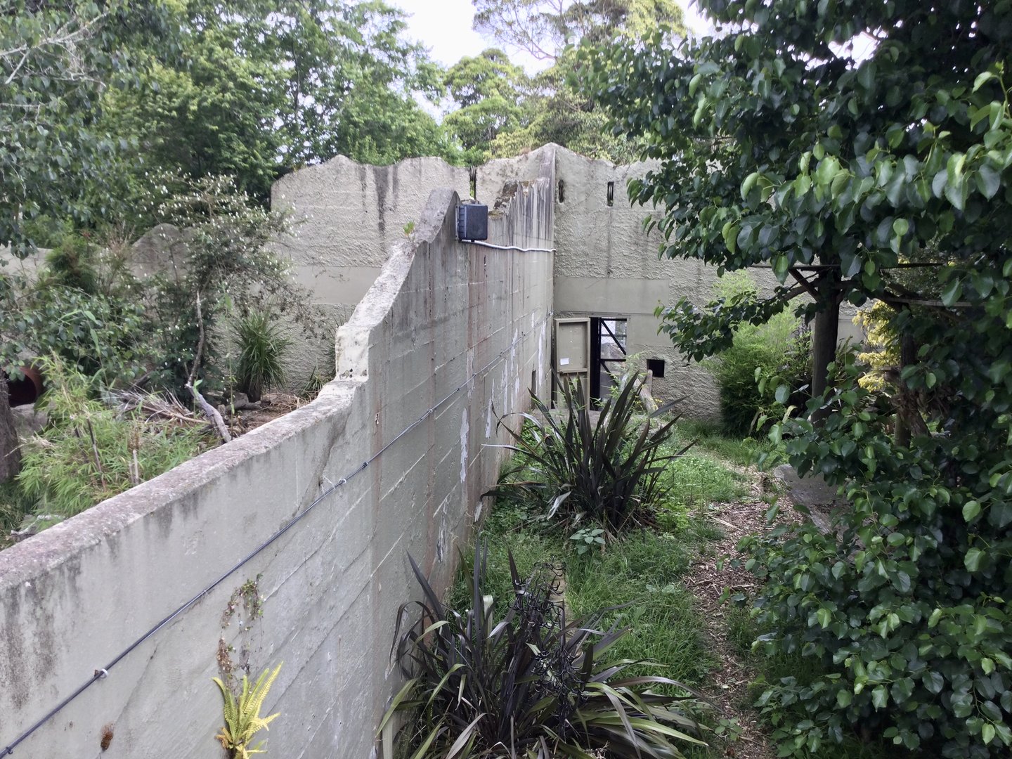 Historic 1922 Bear Pit (disused) - door open